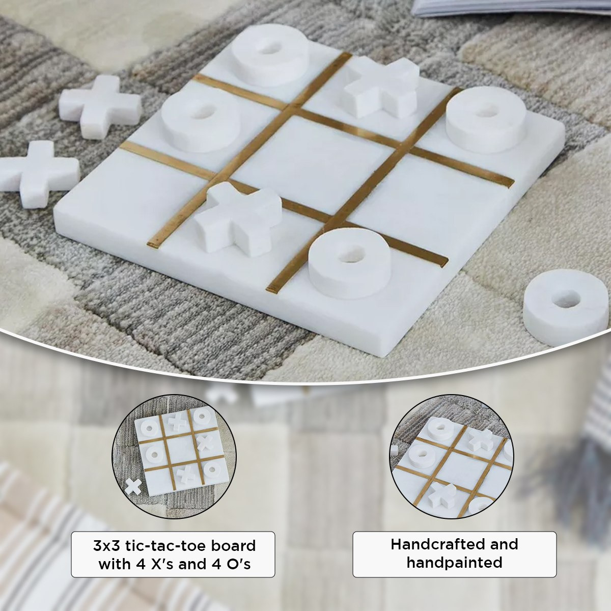 زينة لعبة تيك تاك تو رخامية من ميا -hbxhomeware-homedecor-figurinesandornaments-image-5