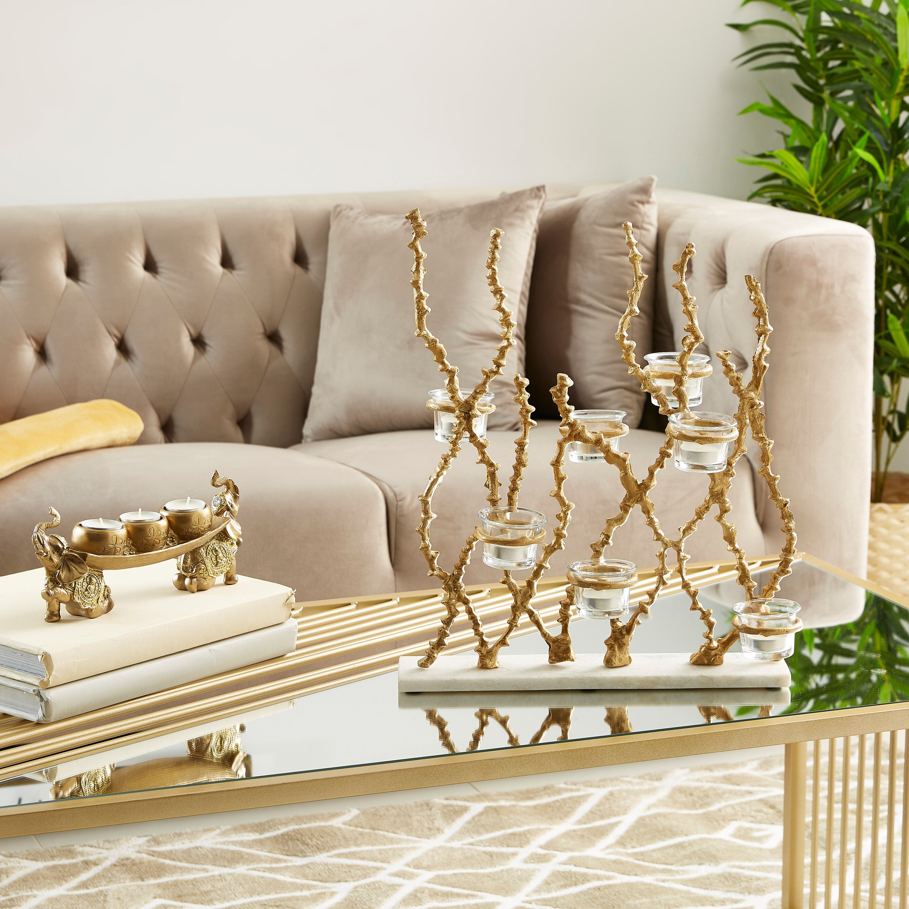 Mia Metal Twisted Casted Branch Stem Candleholder-hbxlivingroom-decorandaccessories-candleholders-image-5