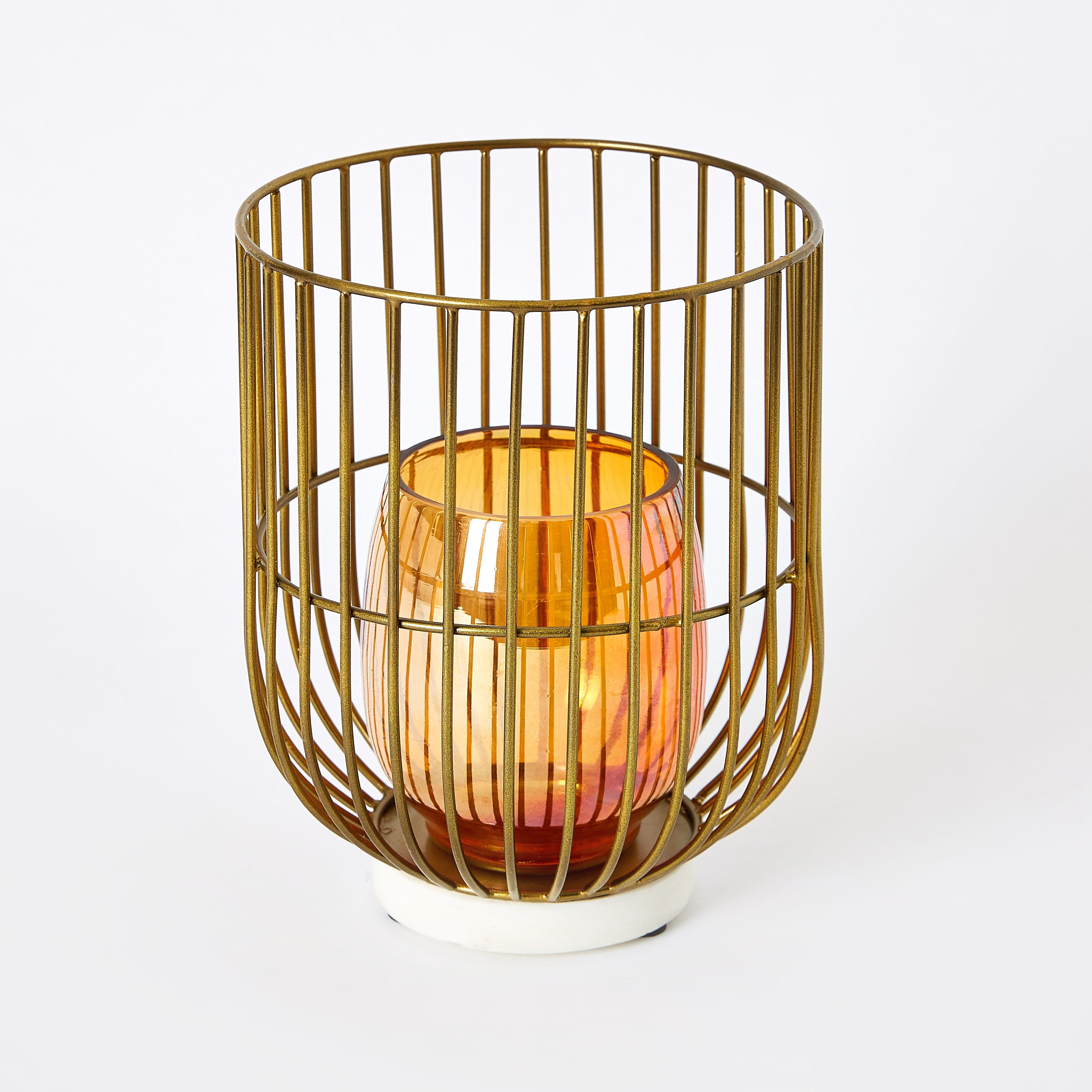 حامل شموع جالي مستقيم معدني من ميا-hbxlivingroom-decorandaccessories-candleholders-image-6