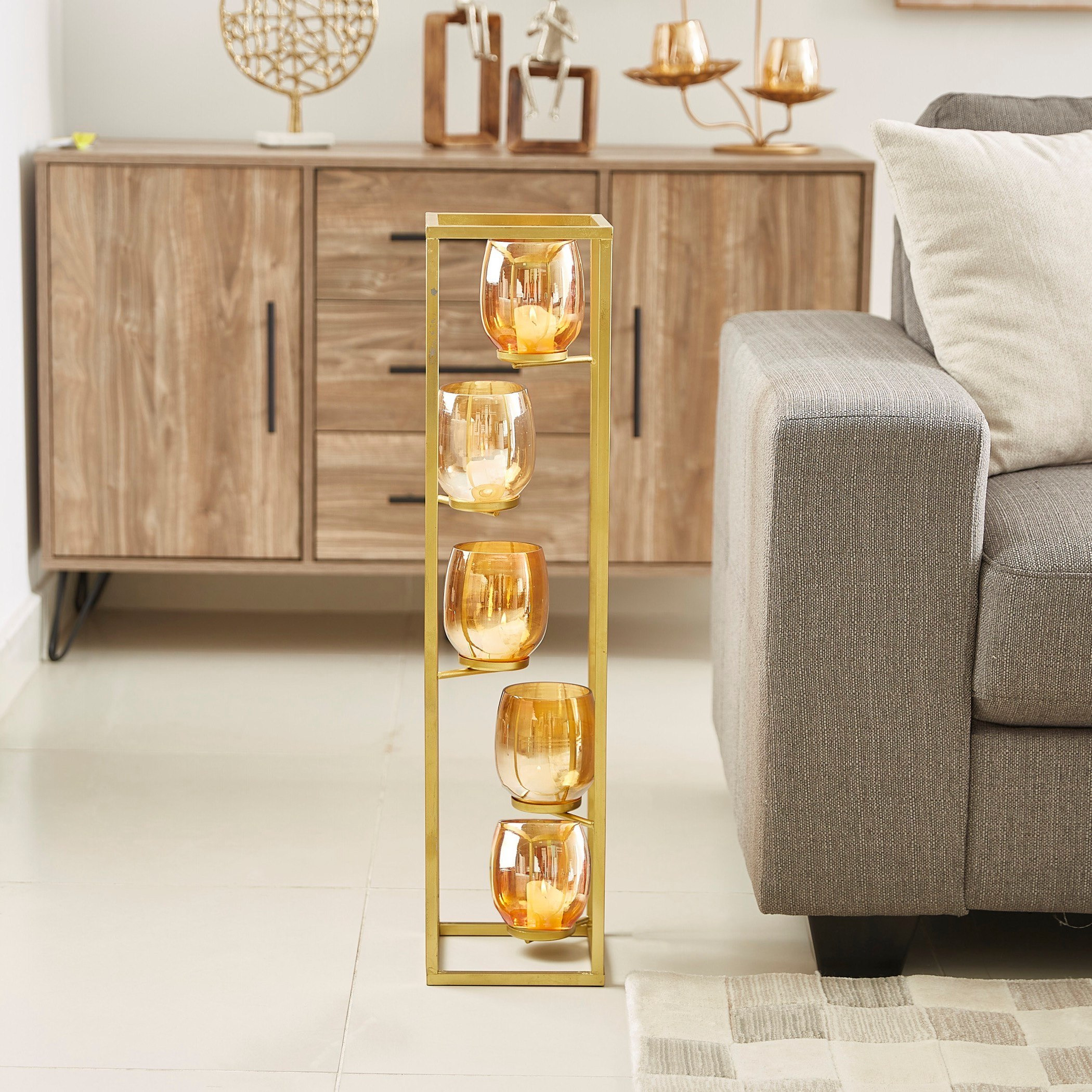 حامل شموع معدني من ميا - 76 سم-hbxlivingroom-decorandaccessories-candleholders-image-2