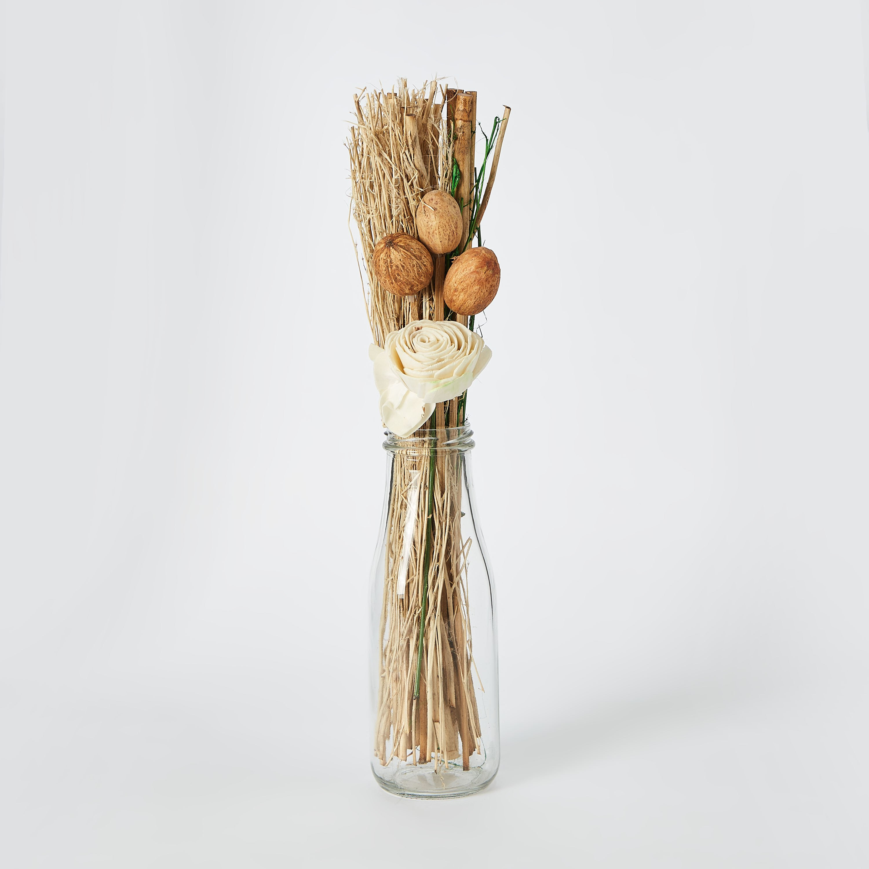 نبات إصطناعي في قارورة زجاجيّة من ليفيا - 30 سم-hbxdecorandfurnishings-homeaccessories-artificialflowersandplants-image-4