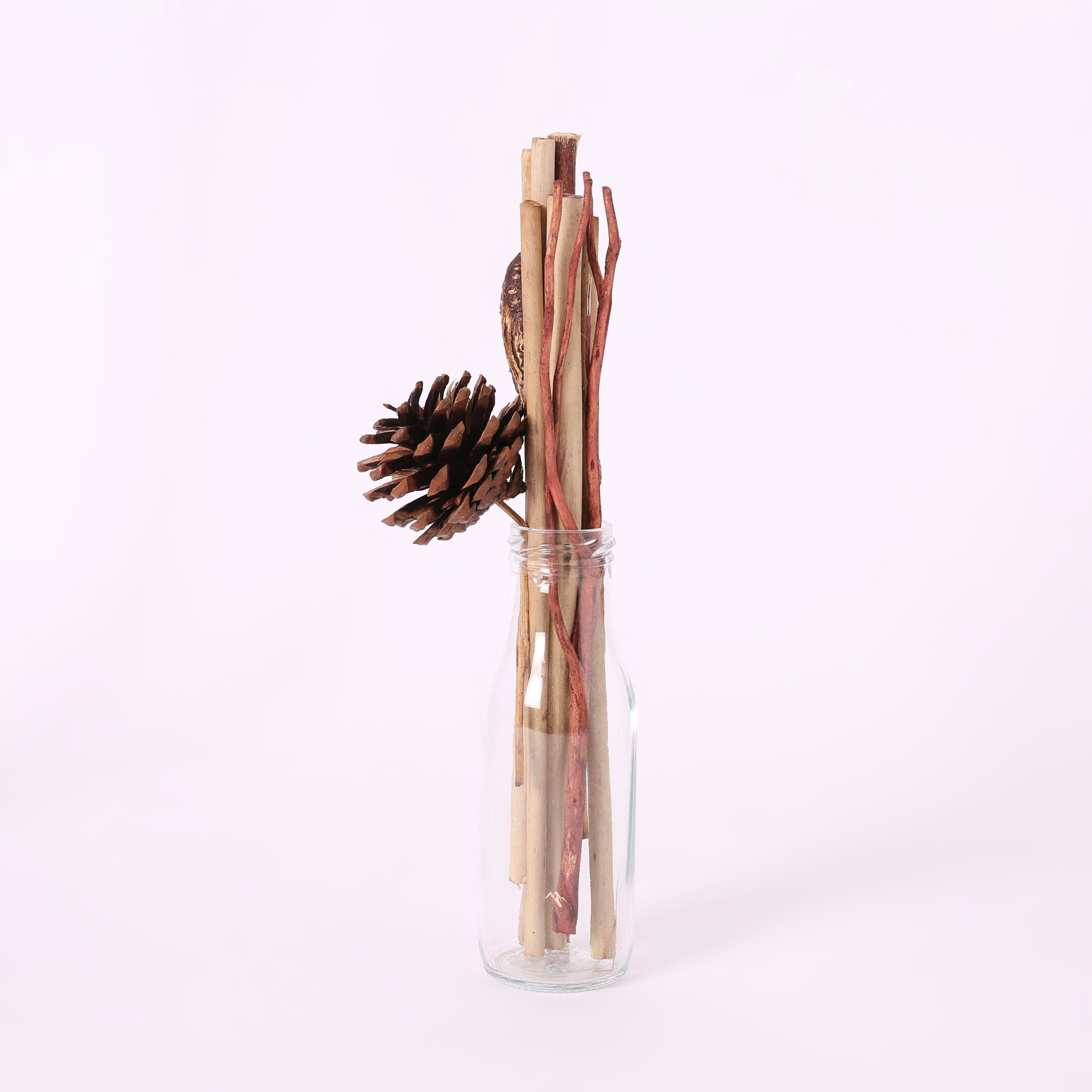 نبات ليفيا صناعي في قارورة زجاجية - 30 سم-hbxdecorandfurnishings-homeaccessories-artificialflowersandplants-image-3