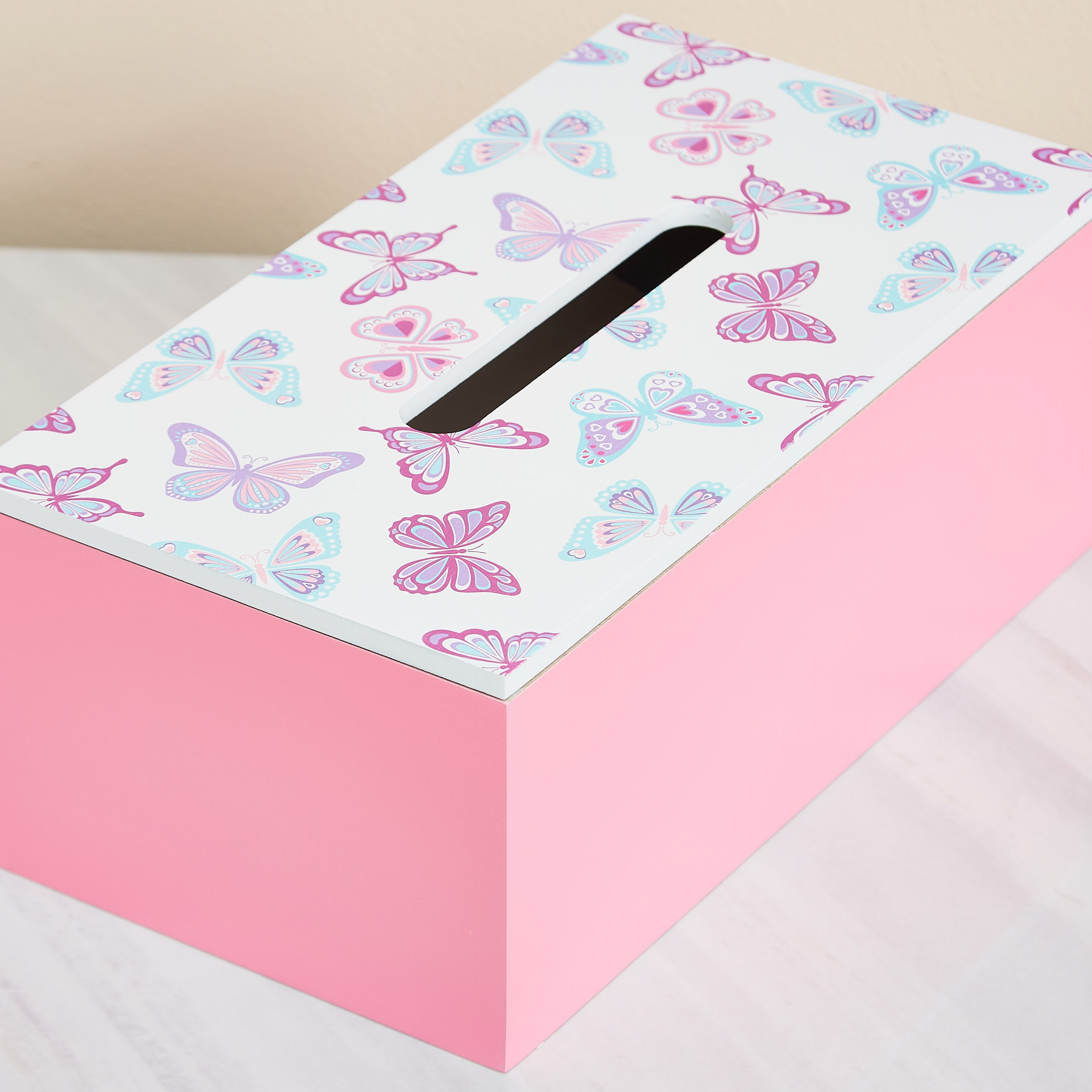 مناديل بطبعات فراشة لامعة - 24 × 14 × 9 سم-hbxhomeware-hbxkidsandyouth-image-3