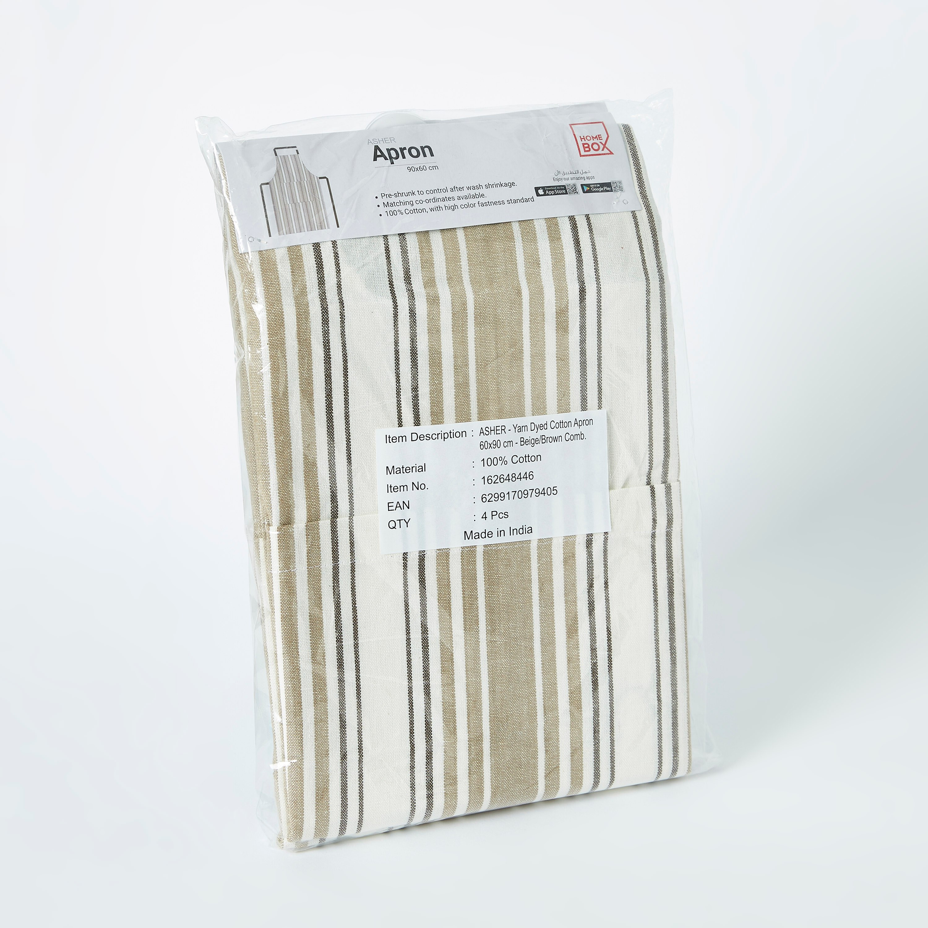 مئزر قطني بخيوط مصبوغة من آشر-hbxhomeware-kitchenware-kitchenlinens-image-4