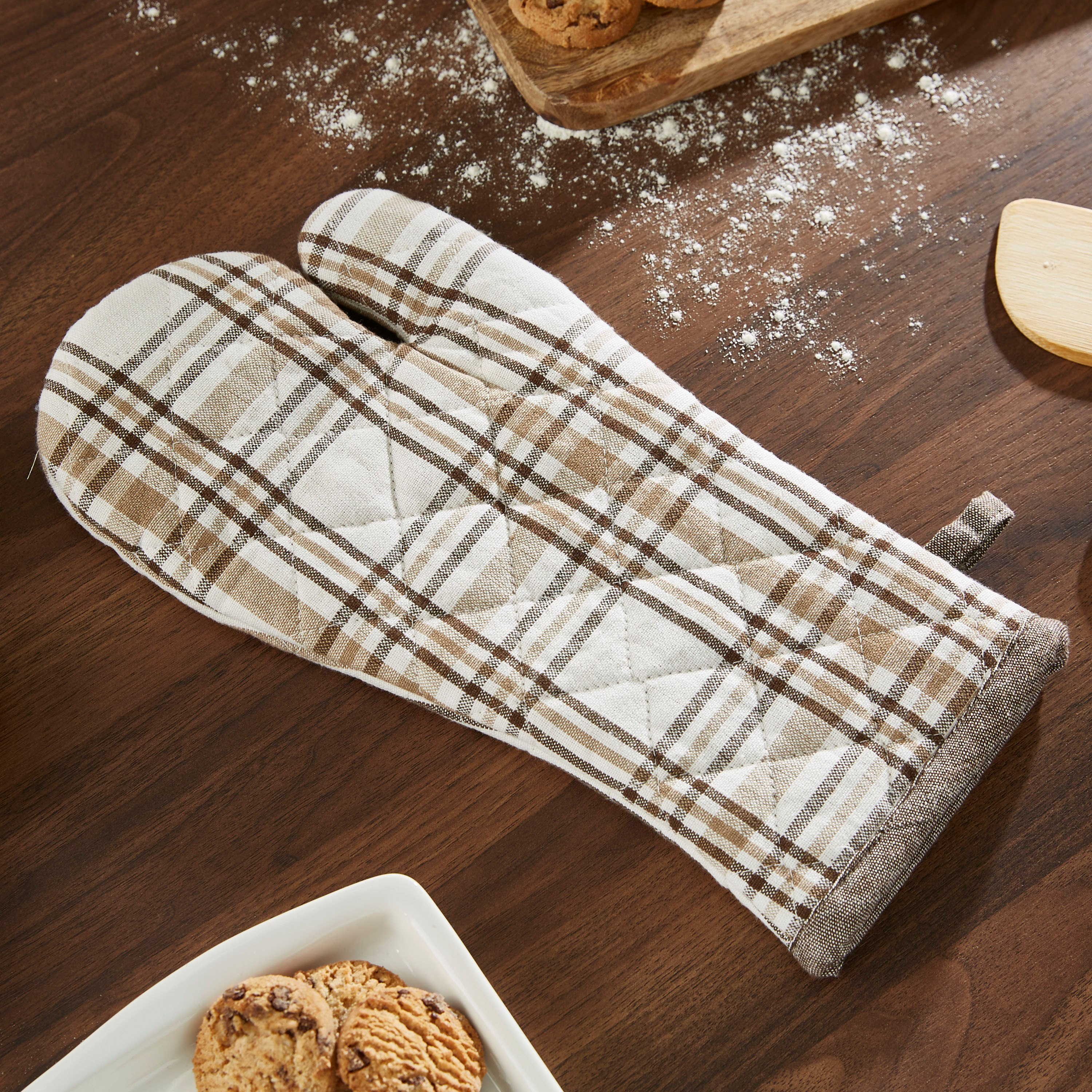 قفّاز فرن قطني بخيط مصبوغ من آشير-hbxhomeware-kitchenware-kitchenlinens-image-1