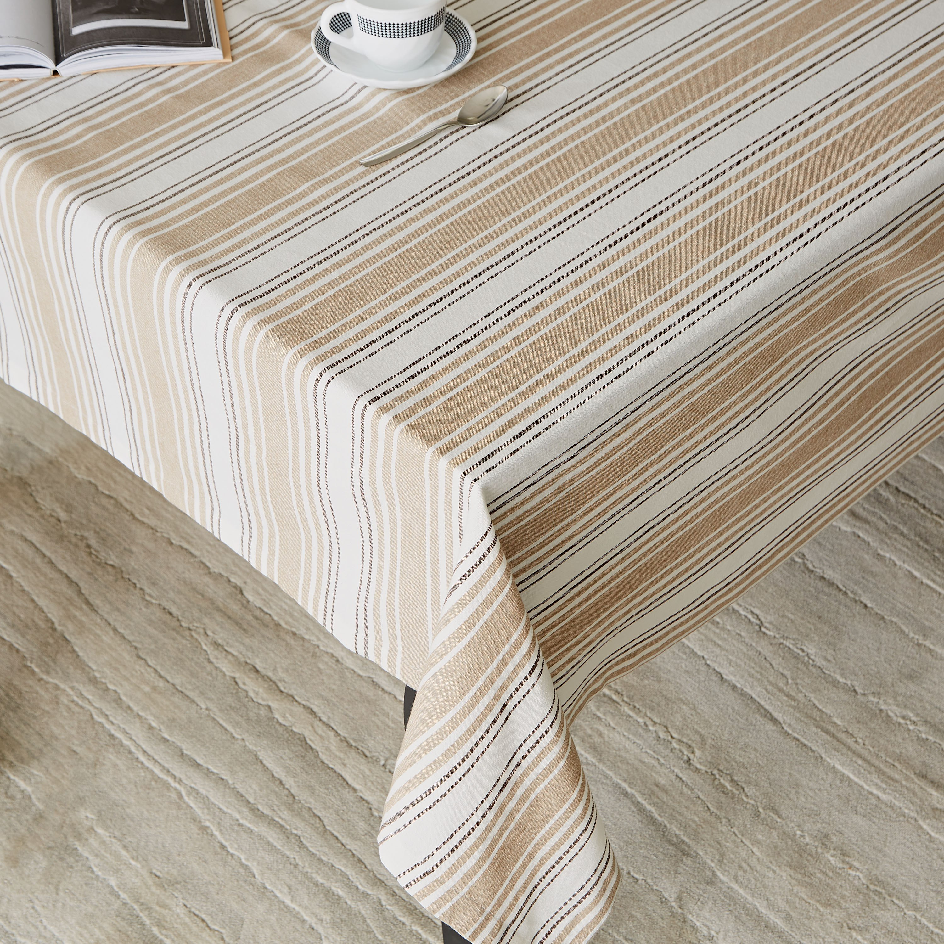 لبادة كرسي قطن بخيط مصبوغ من آشر - 150x200 سم-hbxdecorandfurnishings-homefurnishings-tablelinens-image-2