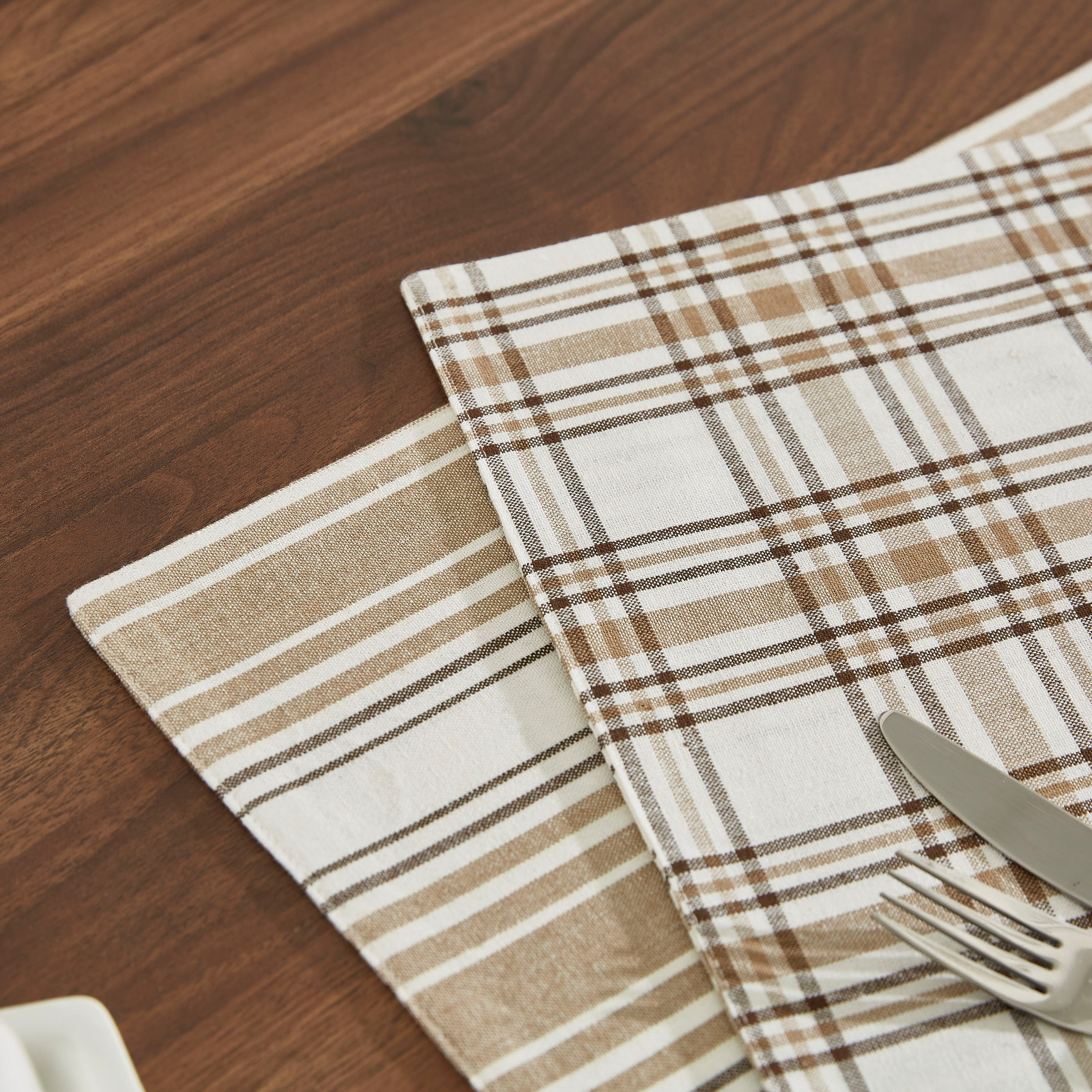 Asher Yarn Dyed Cotton Reversible Placemat - Set of 2-hbxdecorandfurnishings-homefurnishings-tablelinens-image-2