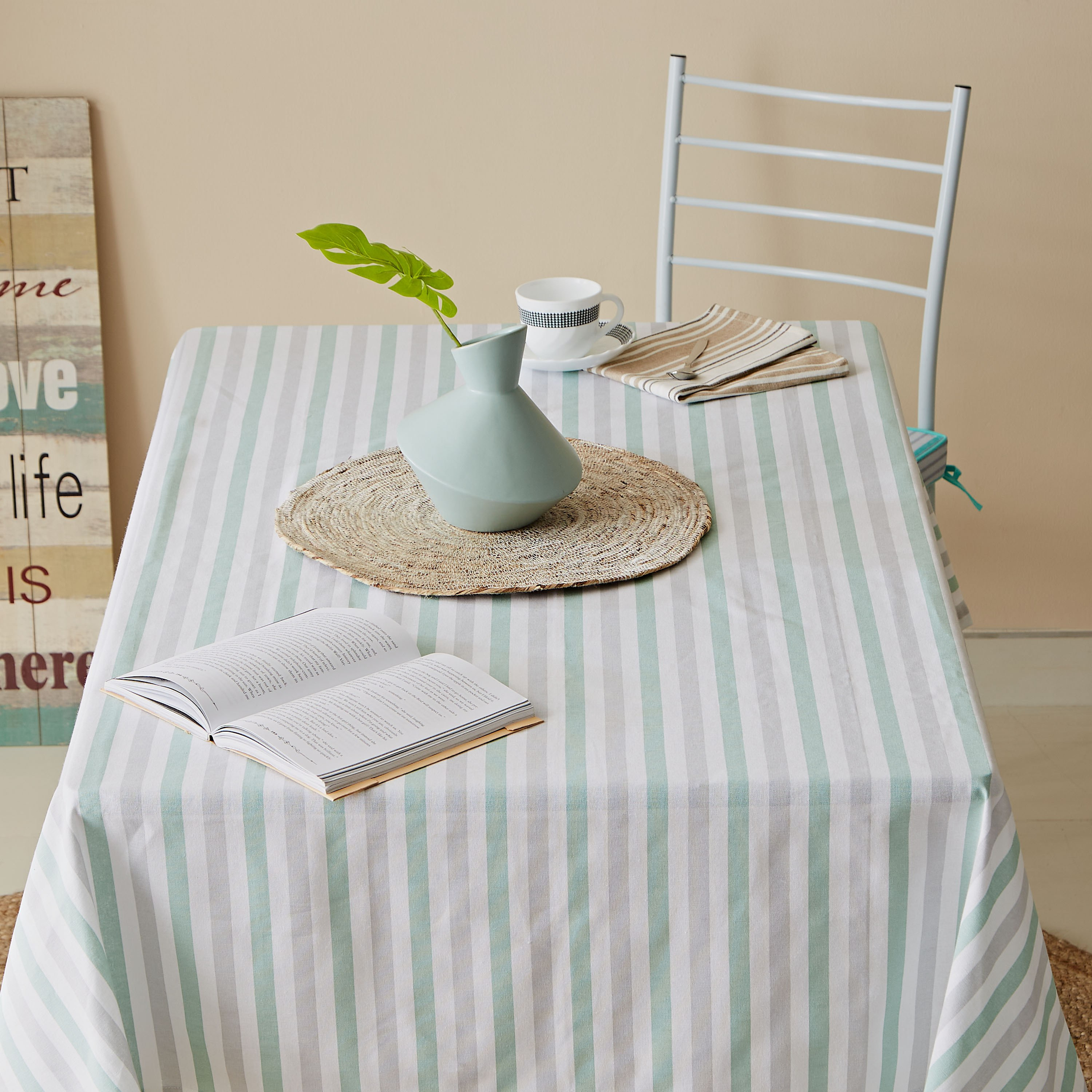 مفرش طاولة قطن بطبعات من كاثلين - 130x170  سم-hbxdecorandfurnishings-homefurnishings-tablelinens-image-2