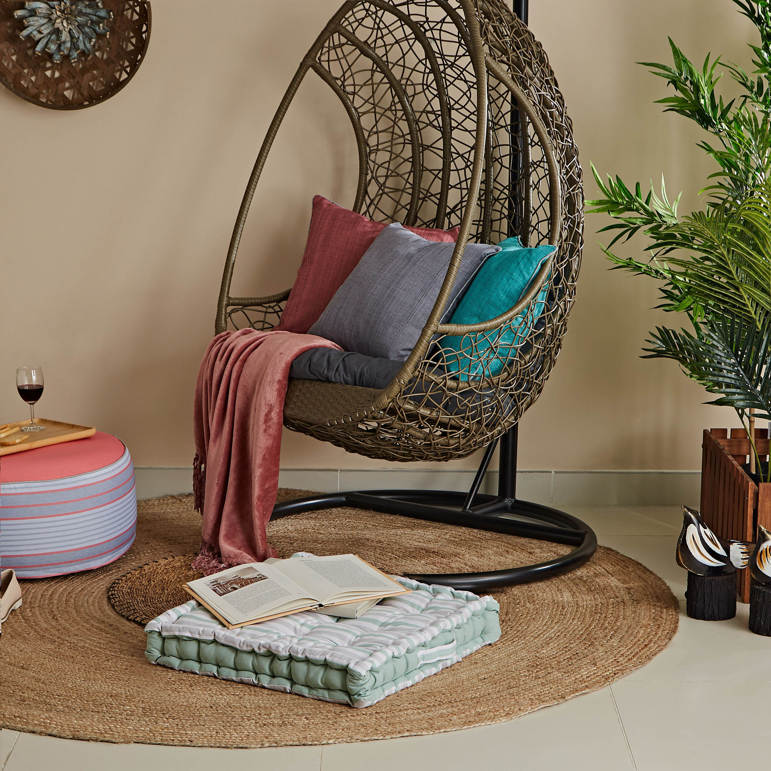 وسادة أرضية قطن بطبعات - 60x60 سم - كاثلين-hbxhomeware-hbxdecorandfurnishings-image-4