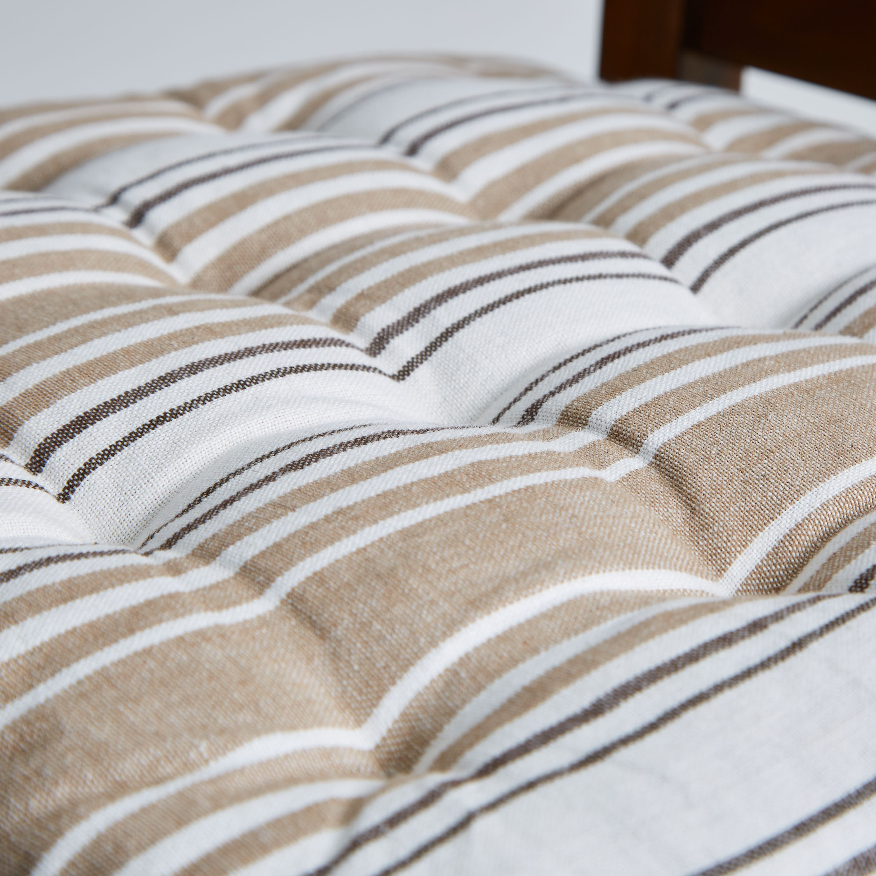Asher Yarn Dyed Cotton Chair Pad - 40x40 cm-hbxhomeware-hbxdecorandfurnishings-image-3