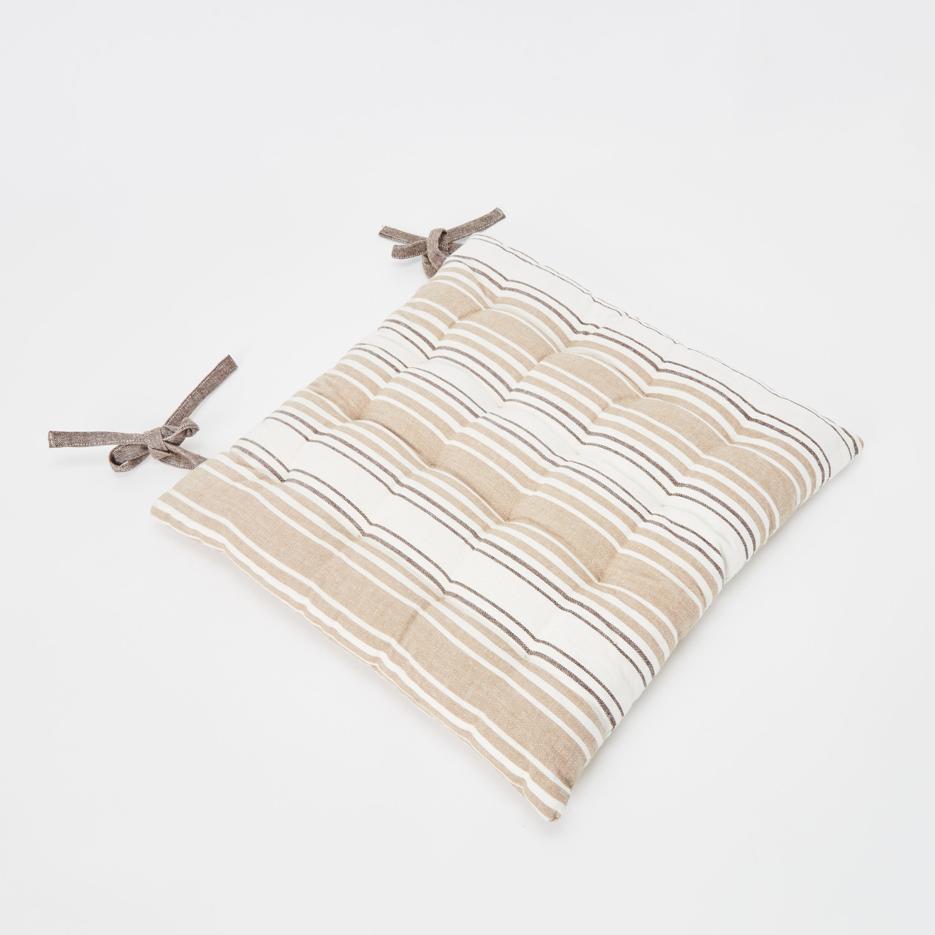 Asher Yarn Dyed Cotton Chair Pad - 40x40 cm-hbxhomeware-hbxdecorandfurnishings-image-5