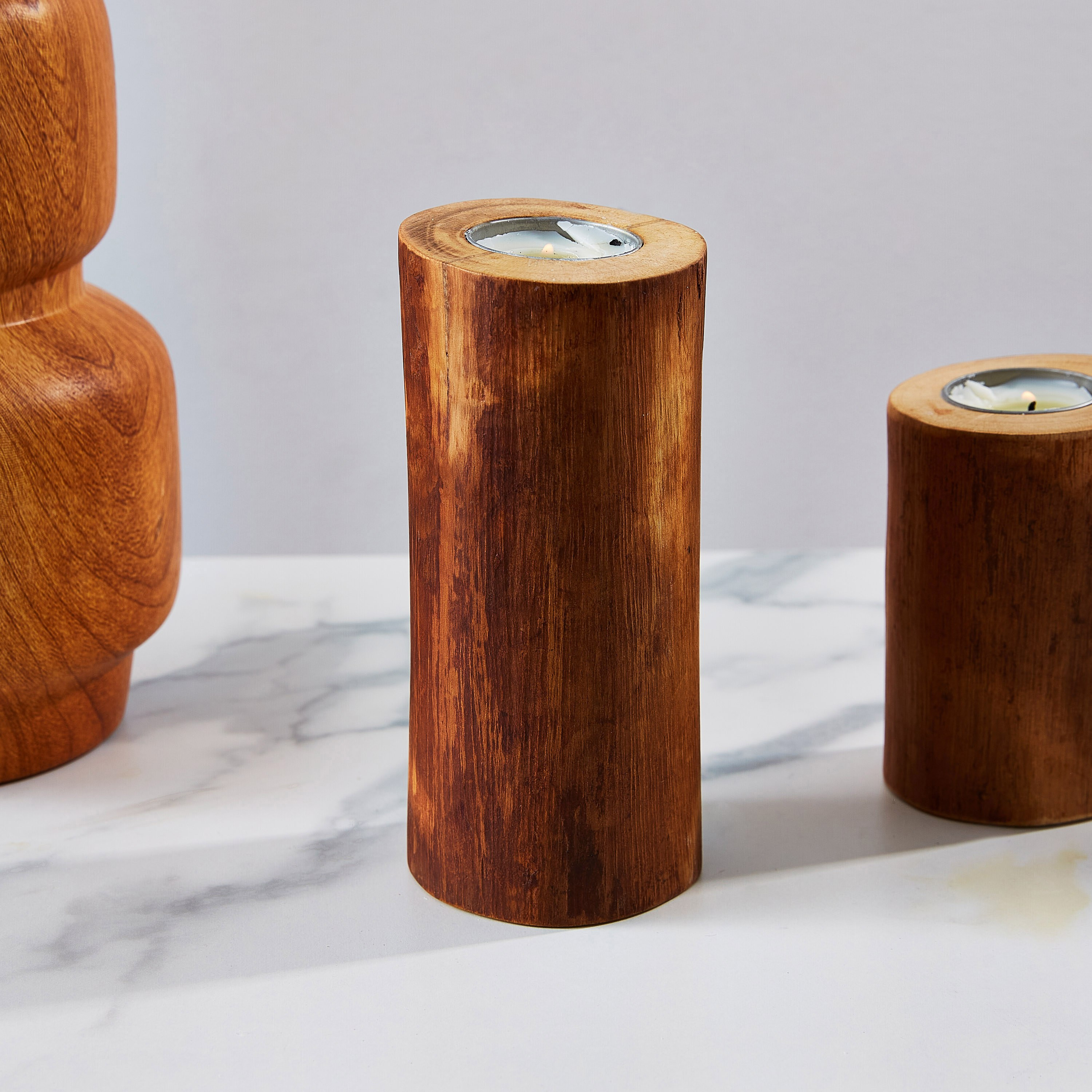 Hazel Wooden Tealight Holder-hbxlivingroom-decorandaccessories-candleholders-image-1