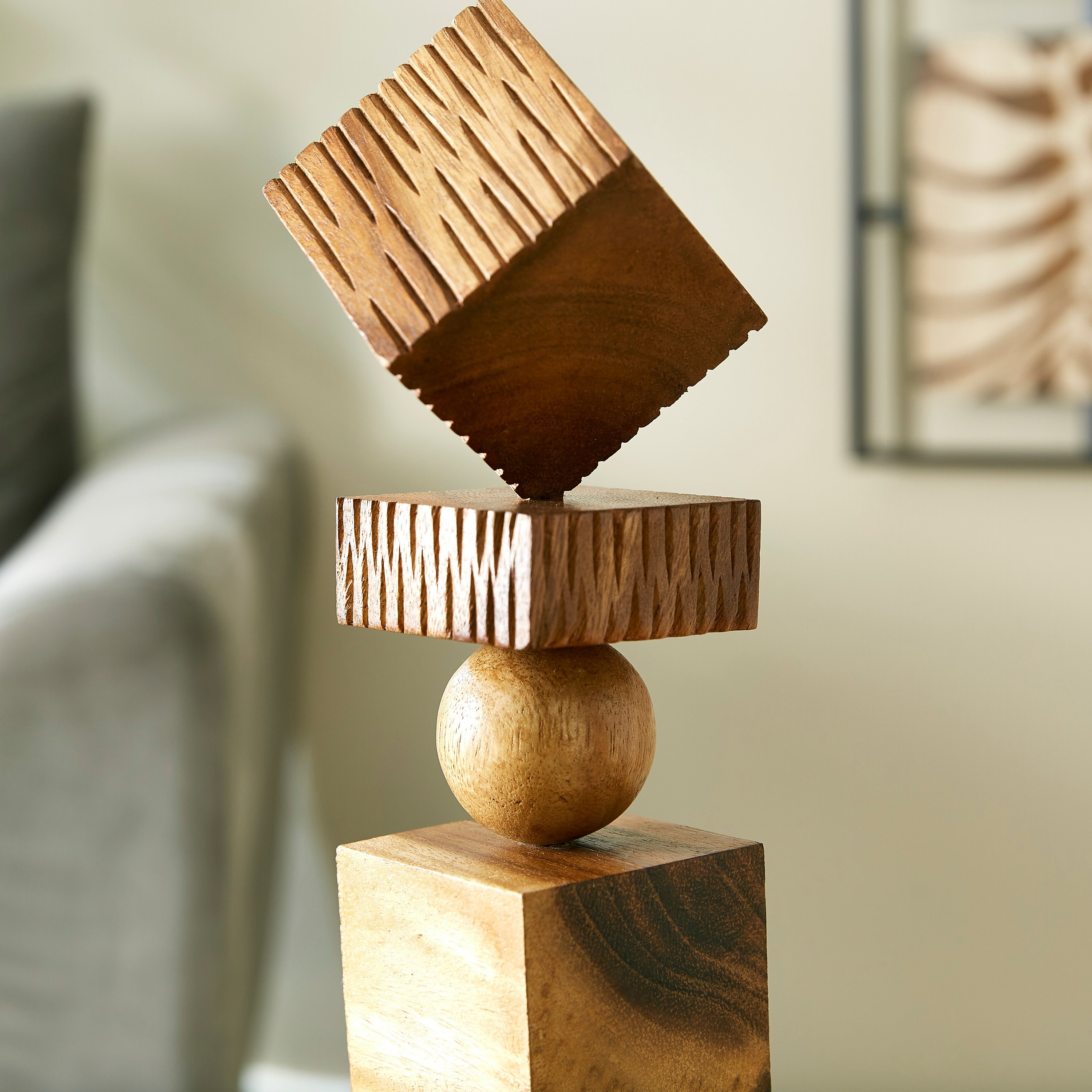تمثال خشبي مربع ومستدير من هازل-hbxhomeware-homedecor-figurinesandornaments-image-2