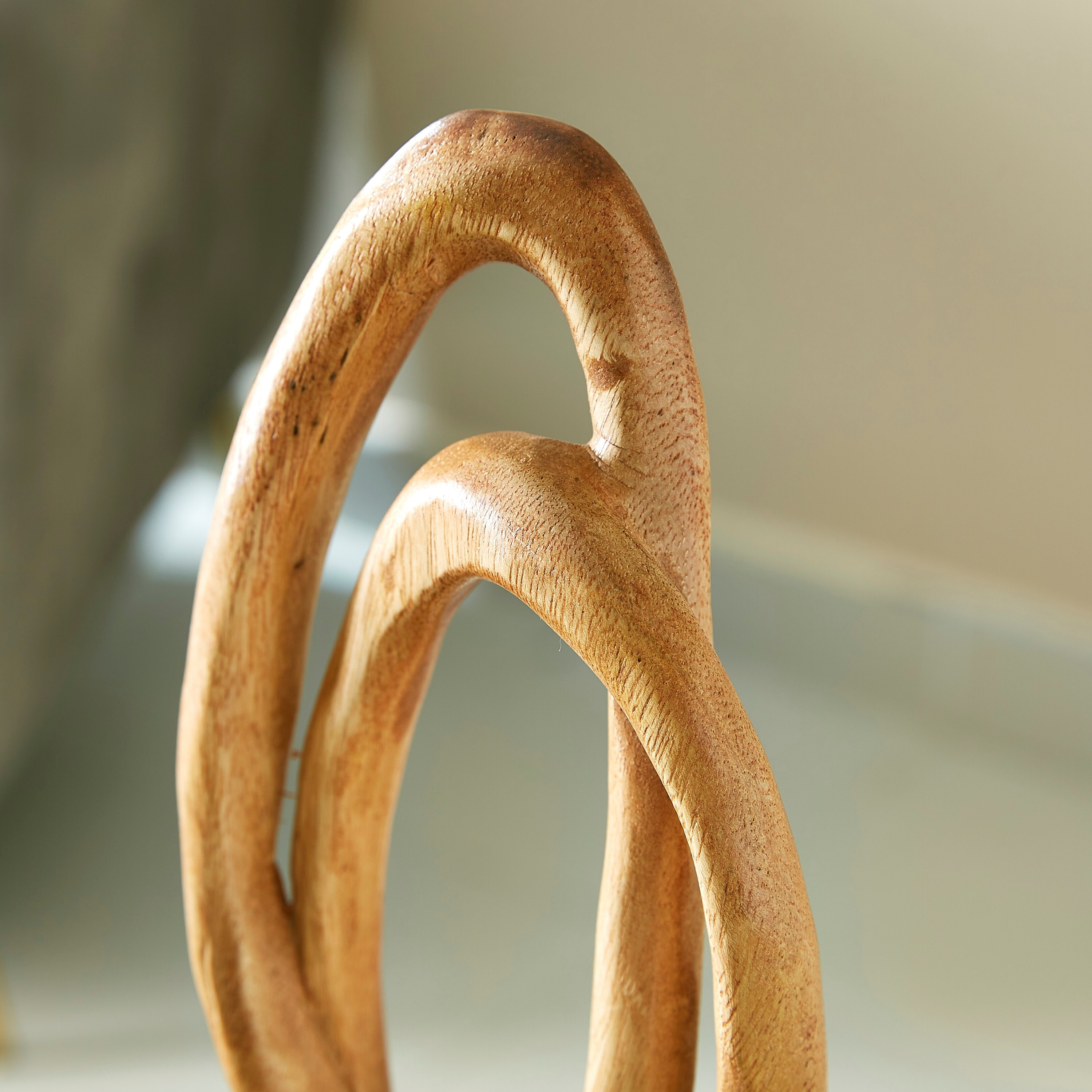 Hazel Wooden Circular Sculpture-hbxhomeware-homedecor-figurinesandornaments-image-2
