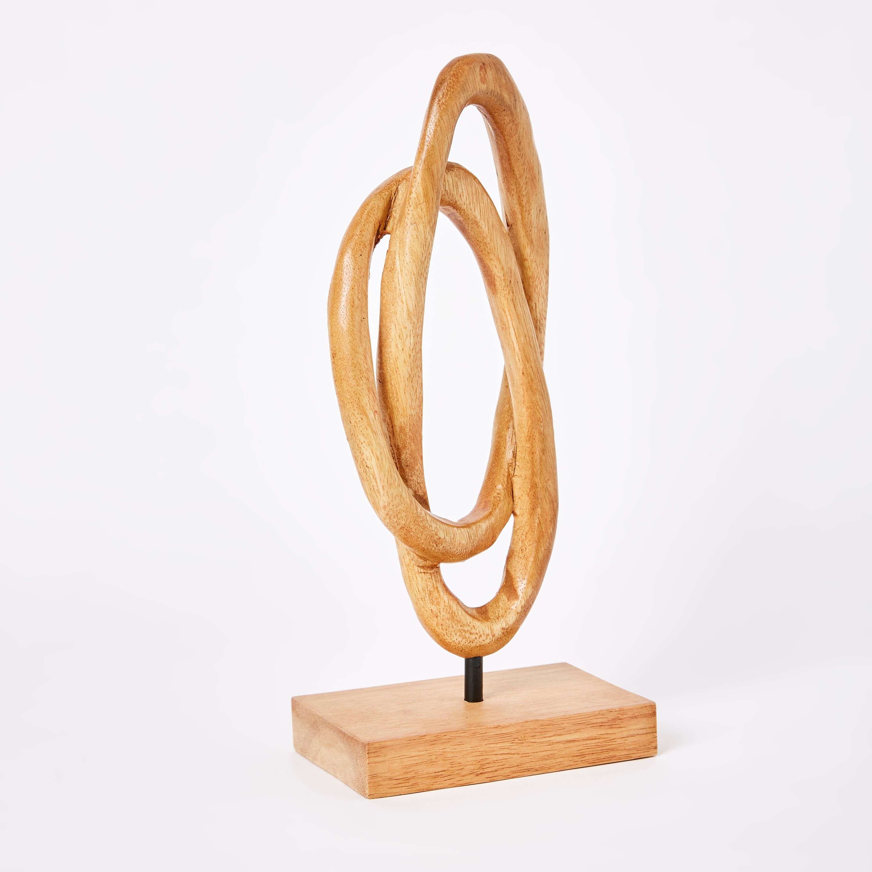 Hazel Wooden Circular Sculpture-hbxhomeware-homedecor-figurinesandornaments-image-4