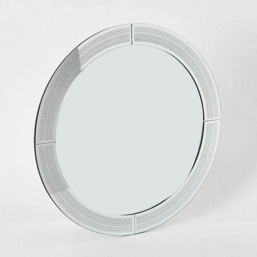 Aurel Glitter Ascot Round Mirror - 50 cm-Mirrors-image-4