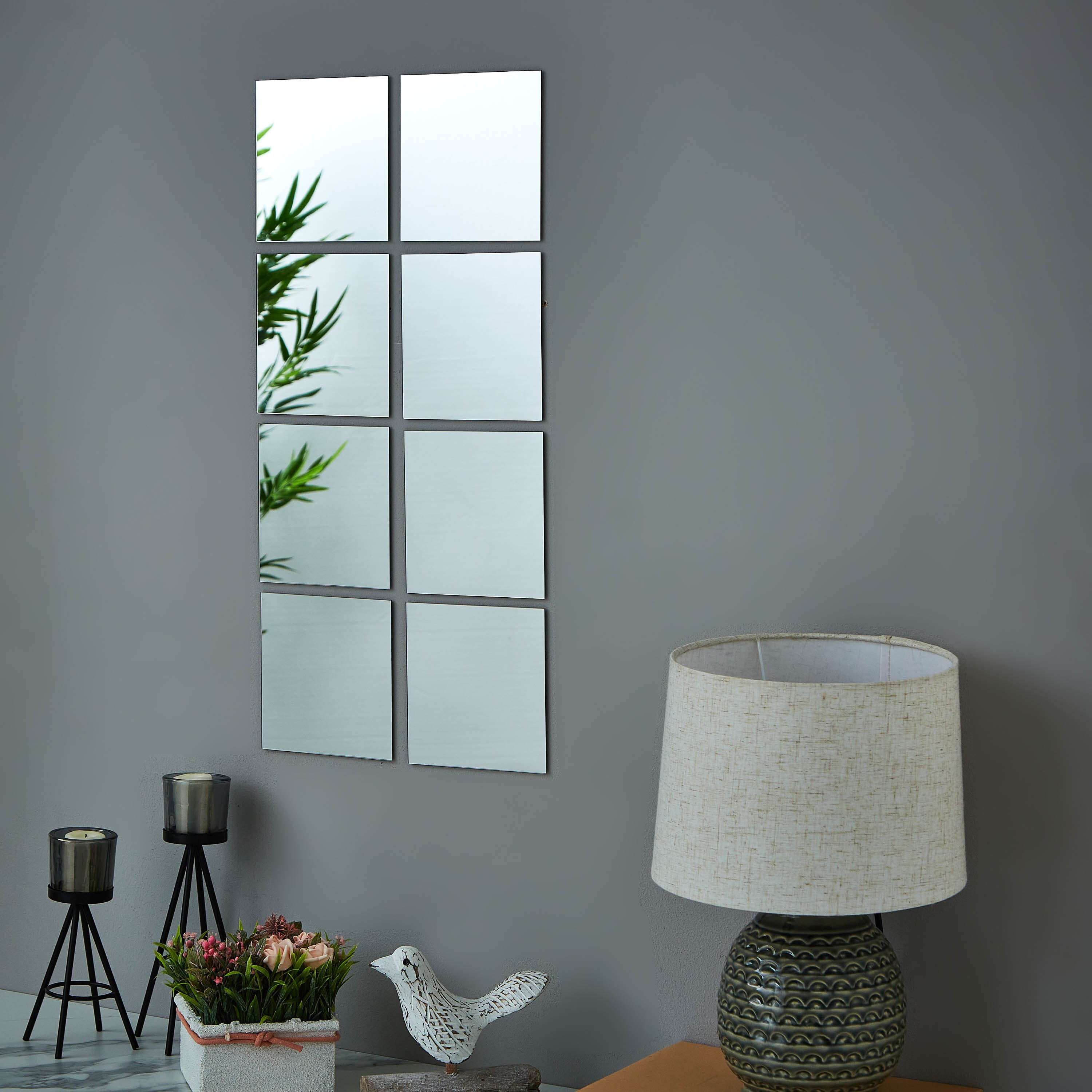 مرآة بتصميم بلاط 8 قطع من تاين - 15x15 سم-hbxhomeware-hbxdecorandfurnishings-image-4
