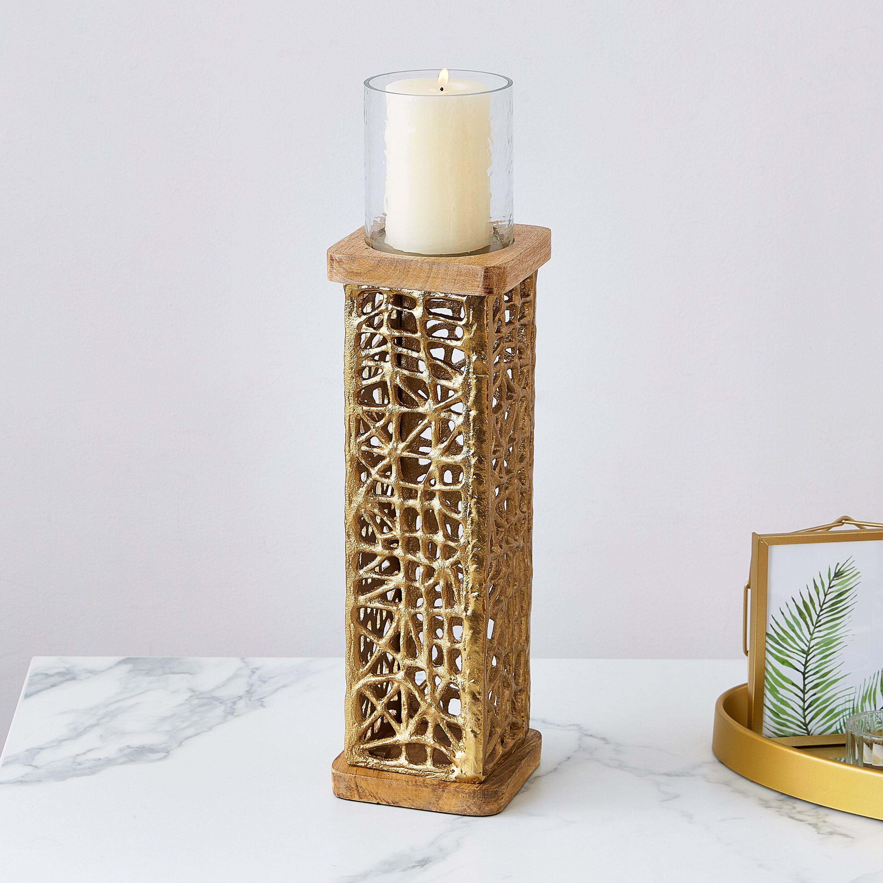 حامل شموع معدني شبكي طويل - تريفيا-hbxlivingroom-decorandaccessories-candleholders-image-2