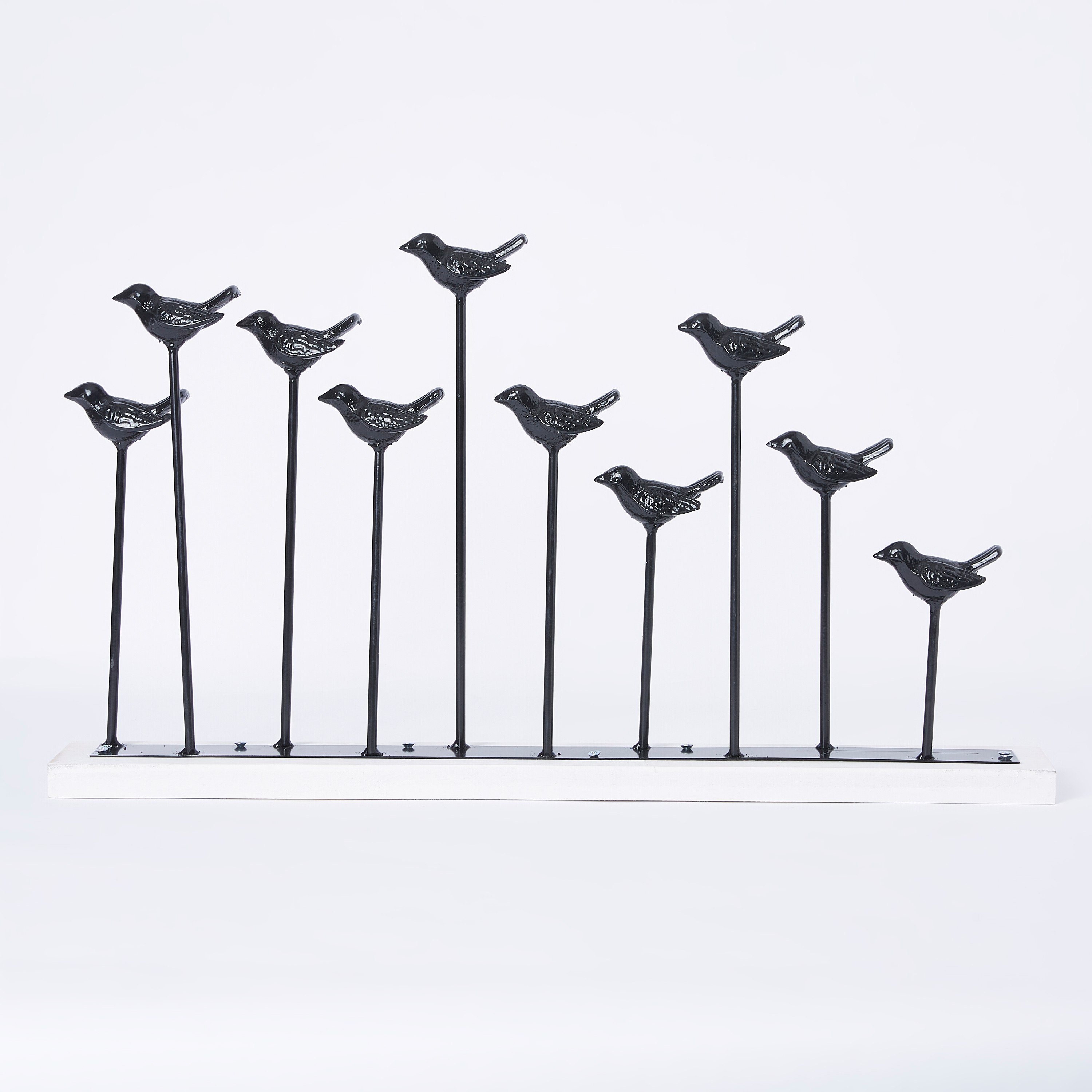 تمثال معدني مزيّن على شكل طيور على حامل - لاتين-hbxhomeware-homedecor-figurinesandornaments-image-5