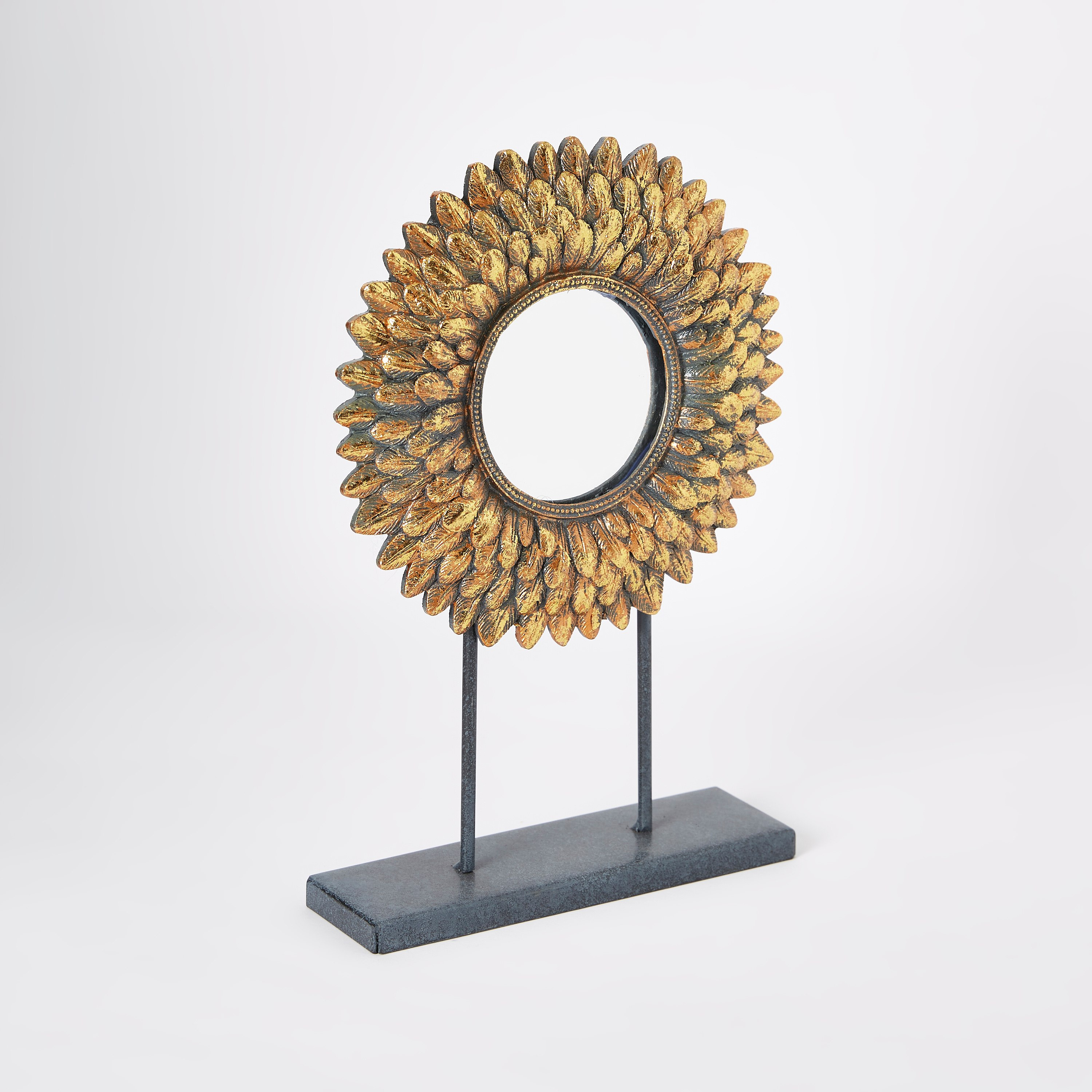 Latin Polyresin Feather Mirror Accent-hbxhomeware-homedecor-figurinesandornaments-image-4