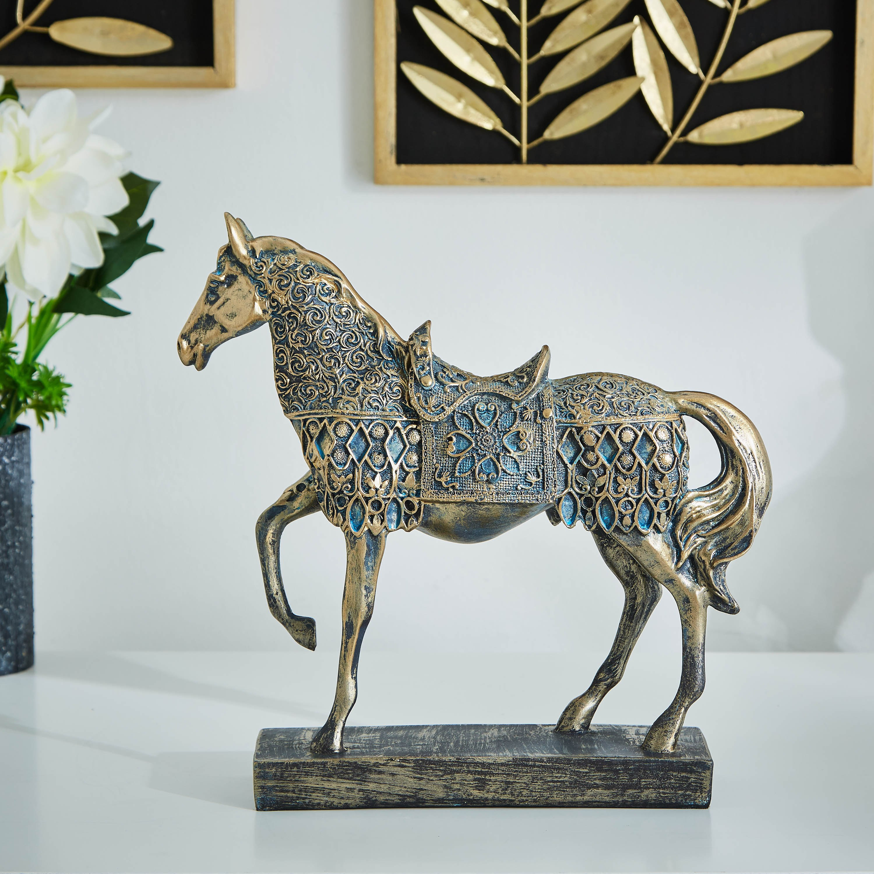 تمثال الحصان بسرج بولسيرين - لاتين-hbxhomeware-homedecor-figurinesandornaments-image-2
