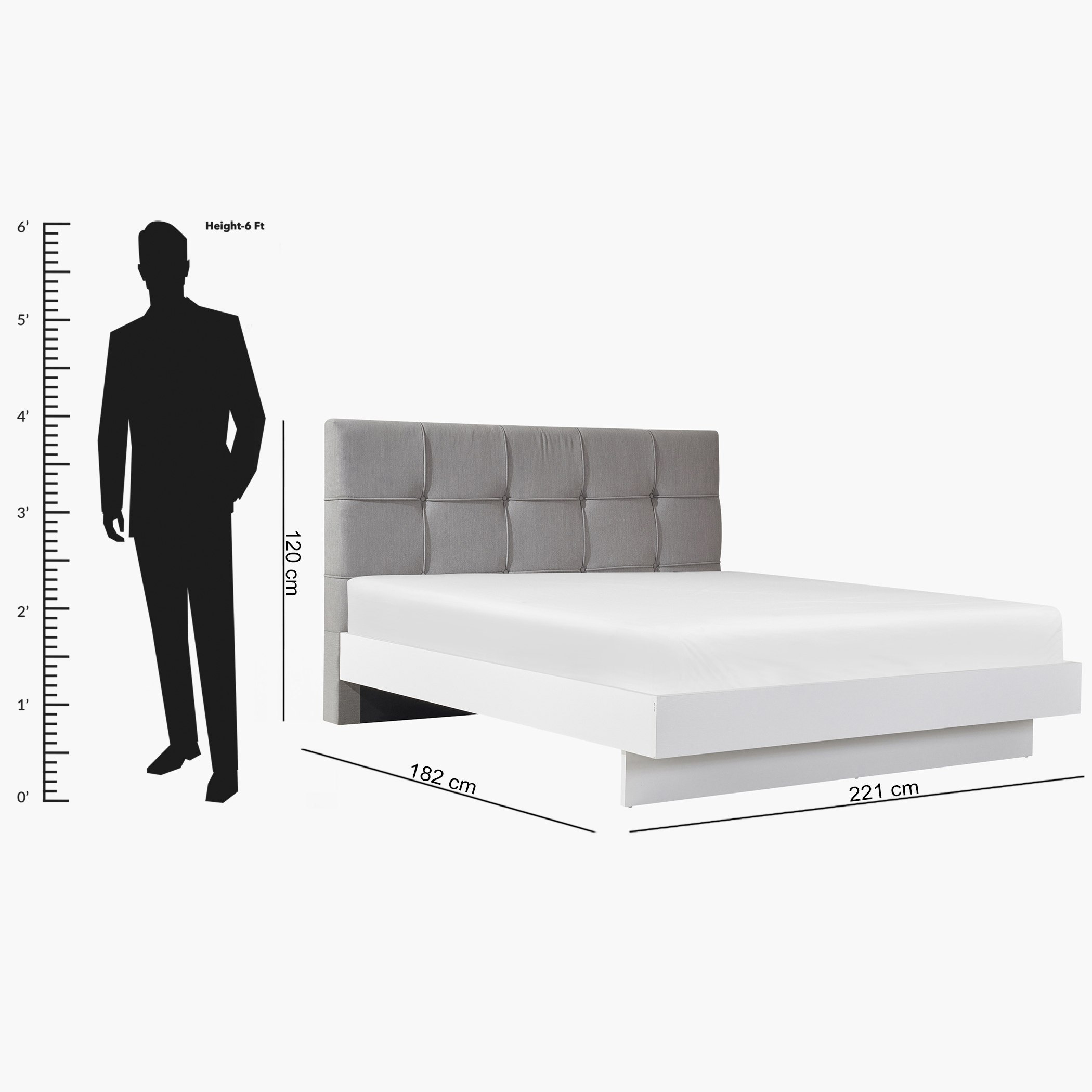طقم غرفة نوم كينج 5 قطع من ماربيلا - 180x200 سم-hbxbedroom-bedsandbedsets-bedroomsets-king-image-21