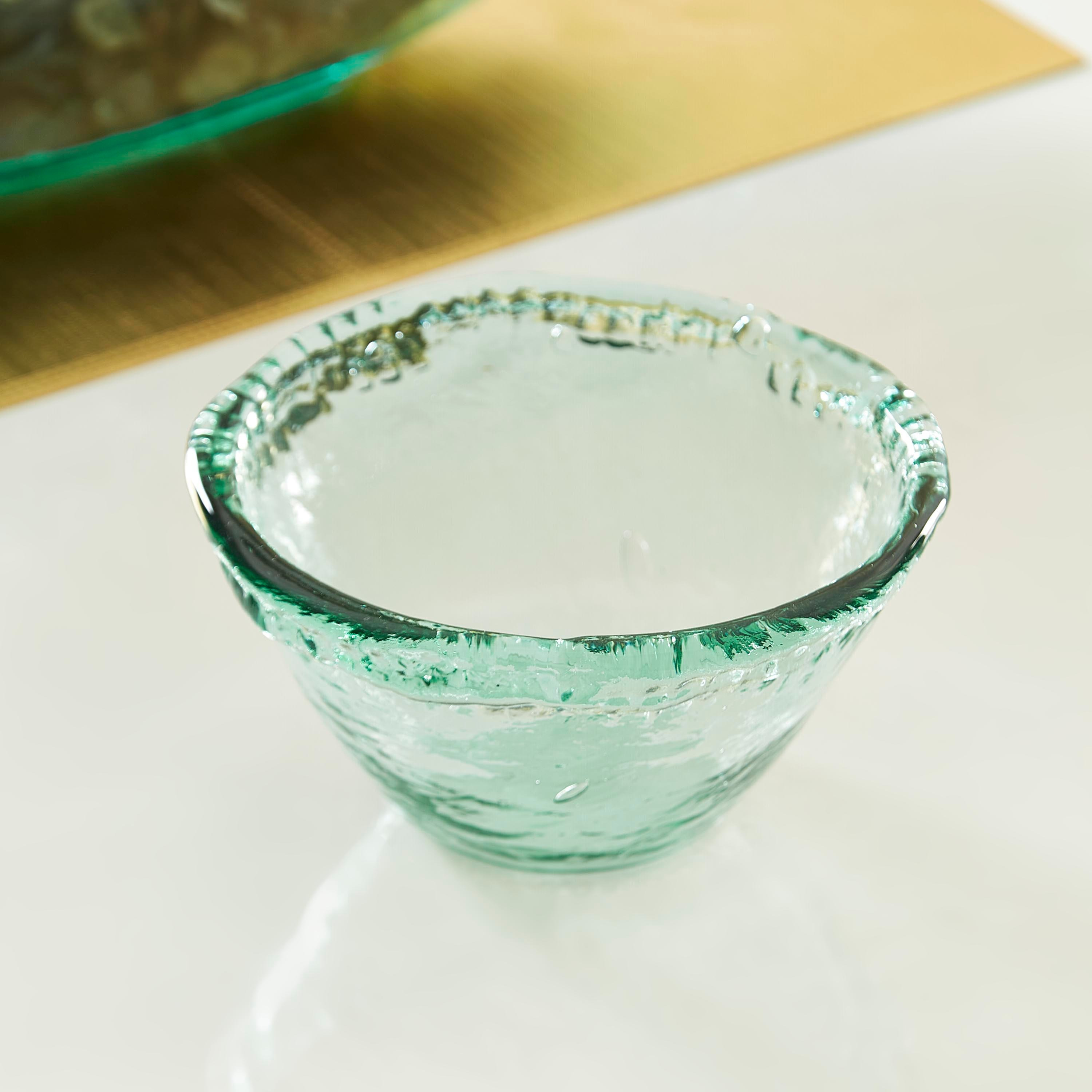 Verdant Recycled Glass Salad Bowl - 15 cm-hbxdecorandfurnishings-tabletop-serveware-image-1