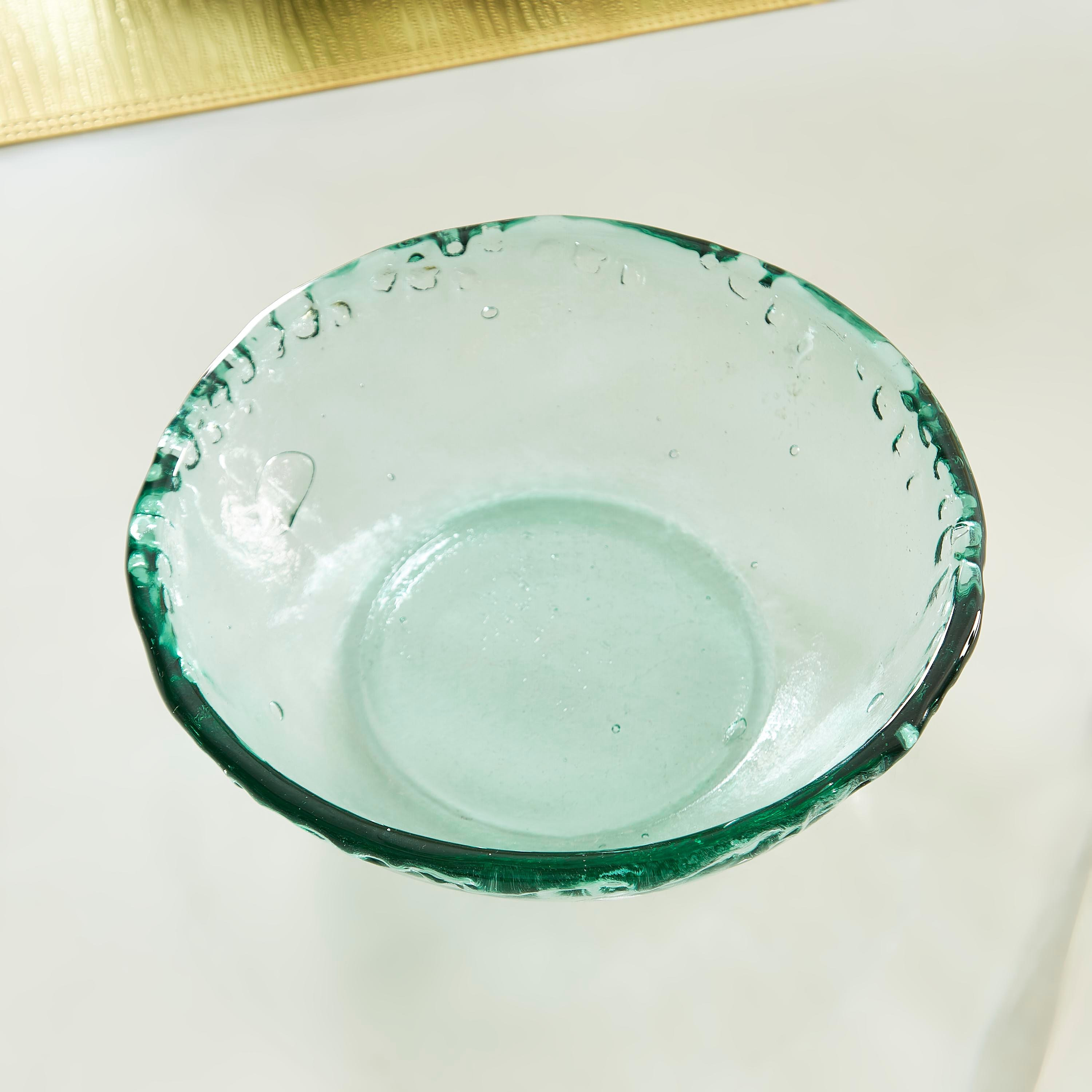 Verdant Recycled Glass Serving Salad Bowl - 21 cm-hbxdecorandfurnishings-tabletop-serveware-image-2