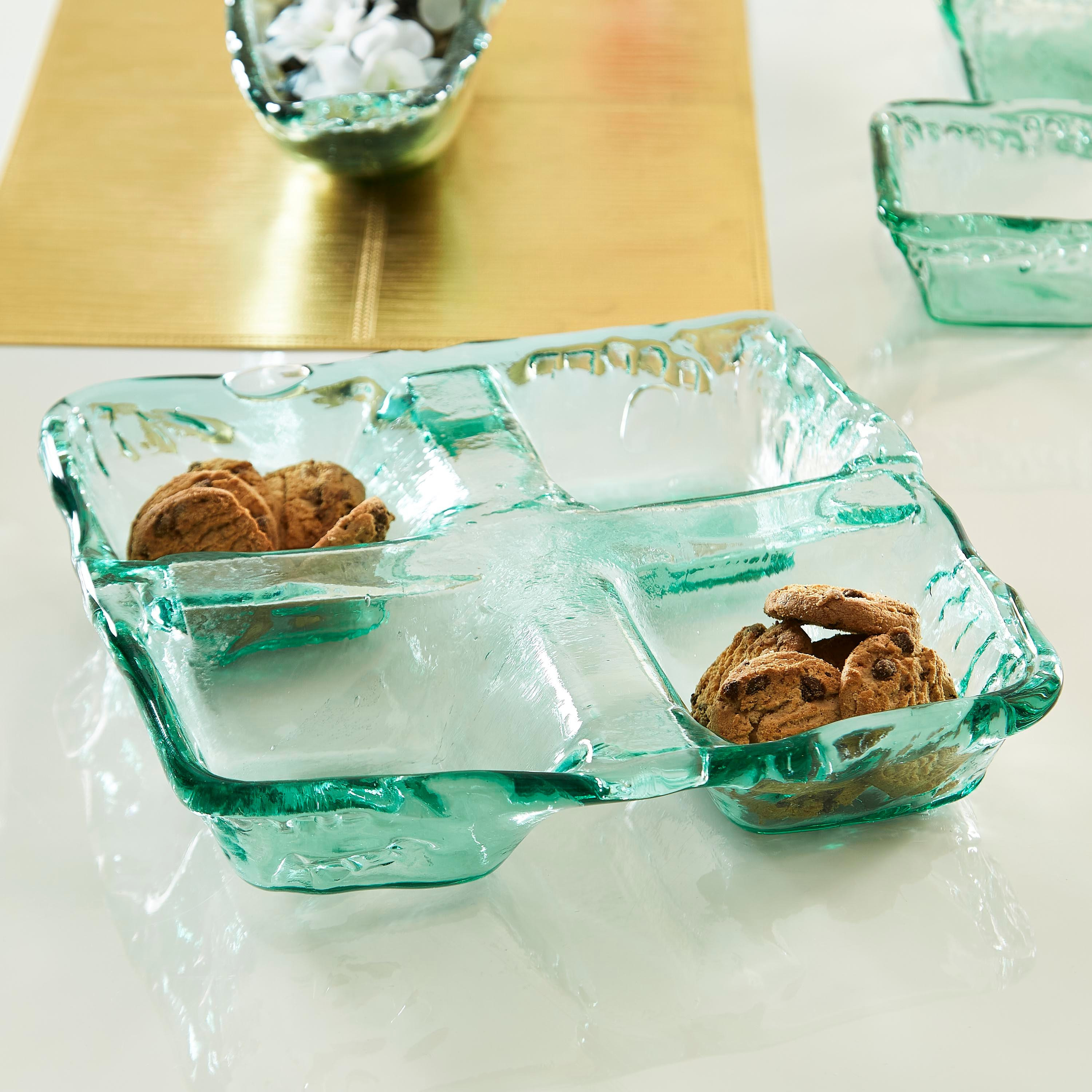 وعاء تقديم مكسرات زجاجي معاد تدويره من فيردنت - 27x6 سم-hbxdecorandfurnishings-tabletop-serveware-image-1