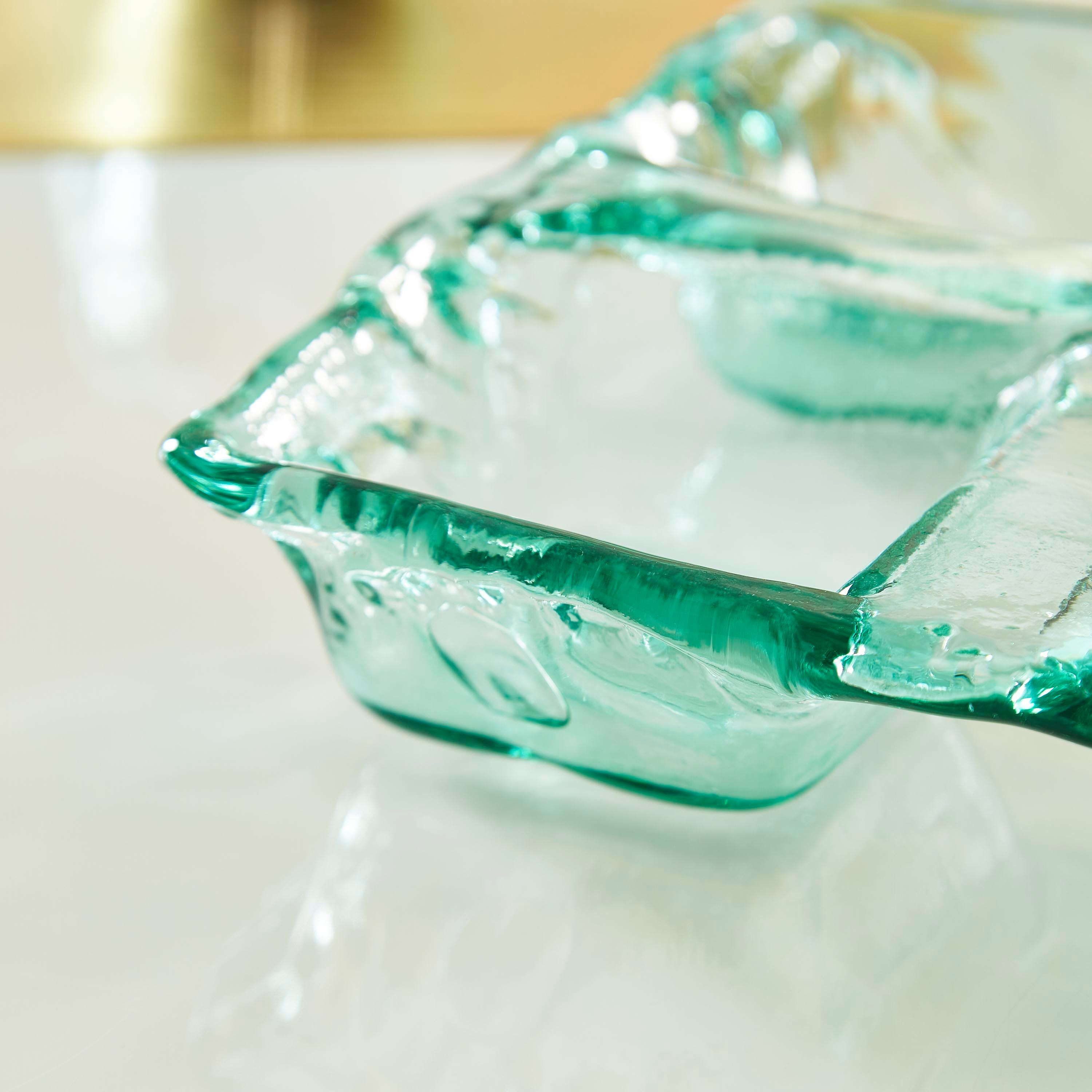 وعاء تقديم مكسرات زجاجي معاد تدويره من فيردنت - 27x6 سم-hbxdecorandfurnishings-tabletop-serveware-image-3