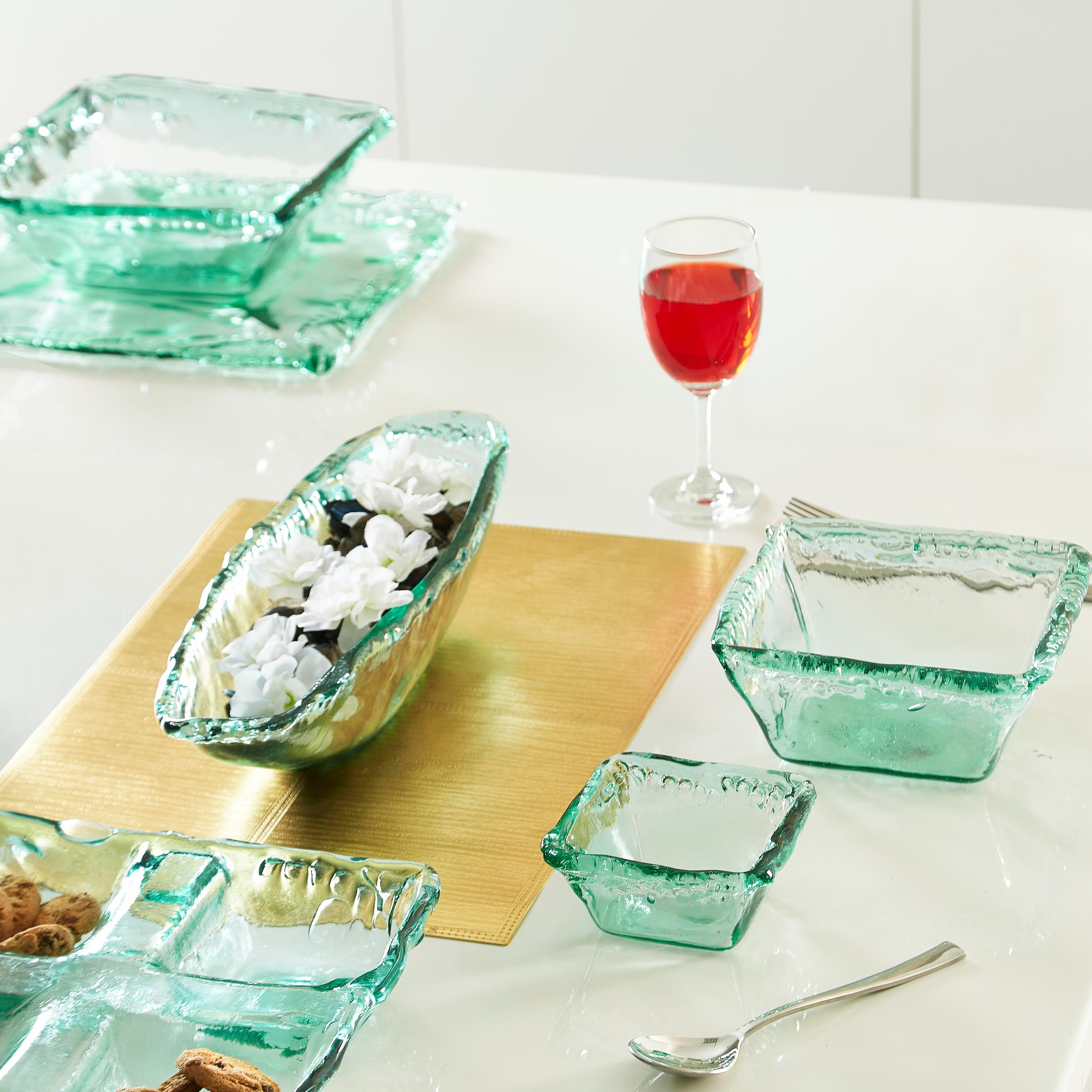 وعاء سلطة زجاجي مربع معاد تدويره من فيردنت - 18x18 سم-hbxdecorandfurnishings-tabletop-serveware-image-5
