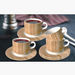 Feast 4-Piece Teacup and Saucer Set - 220 ml-Coffee and Tea Sets-thumbnail-0