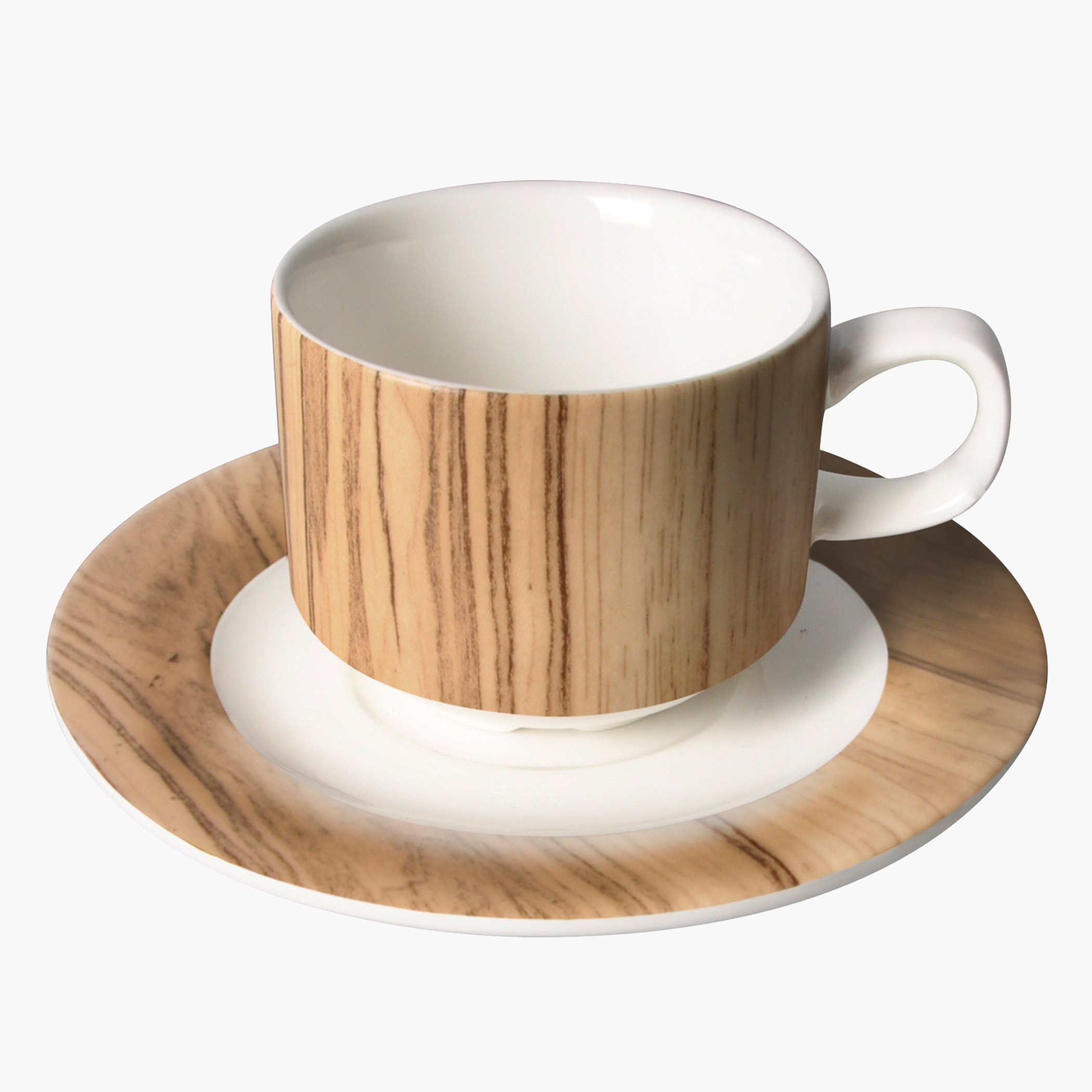طقم فناجين قهوة وصحون 4 قطع من فيست - 90 مل-hbxhomeware-diningandtabletop-coffeeandteasets-image-2