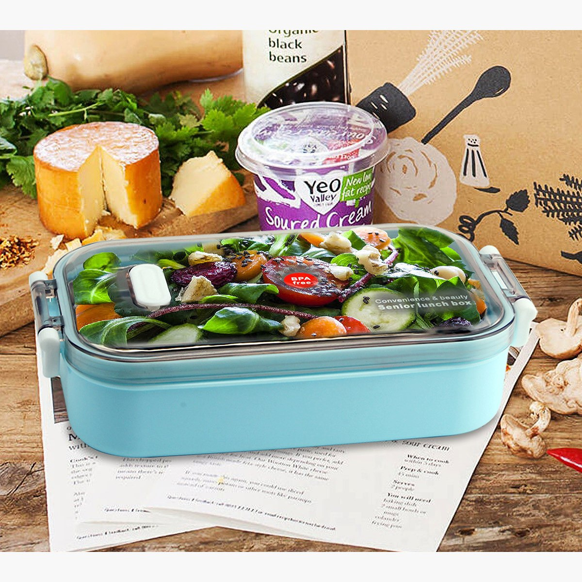 صندوق غداء من فيست -  700 مل-hbxhomeware-kitchenware-lunchbagsandboxes-image-1