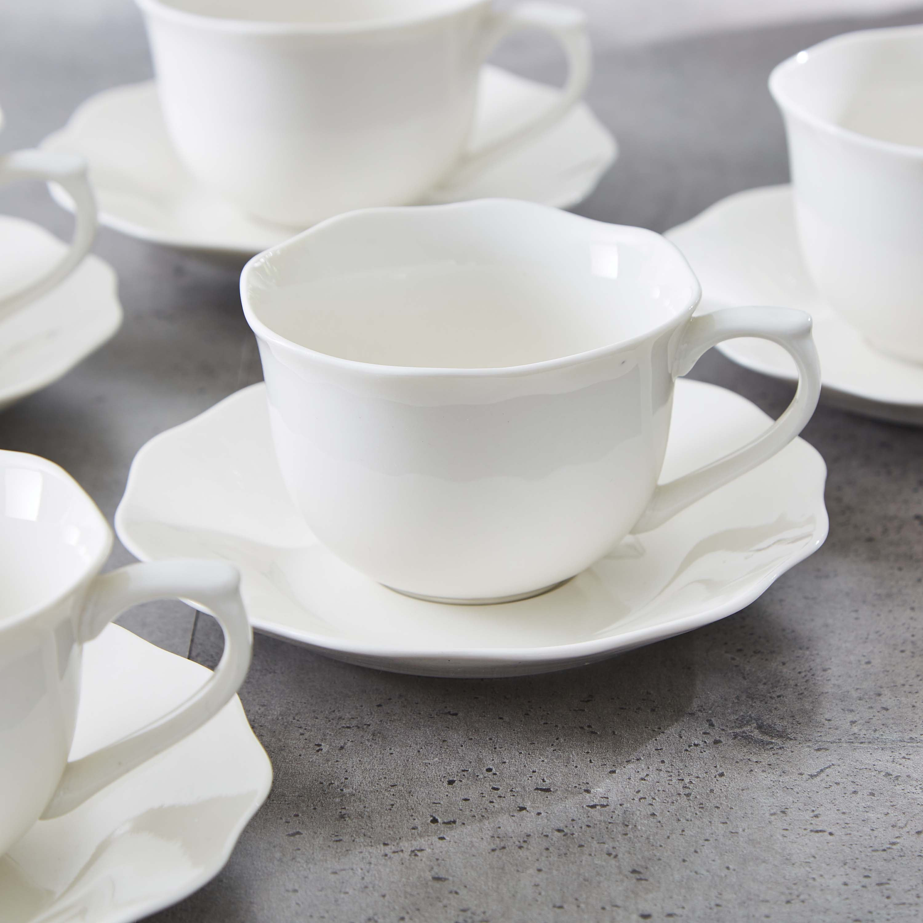 طقم فناجين وصحون خزف صيني من فيست - 12 قطعة-hbxhomeware-hbxkitchen-image-2