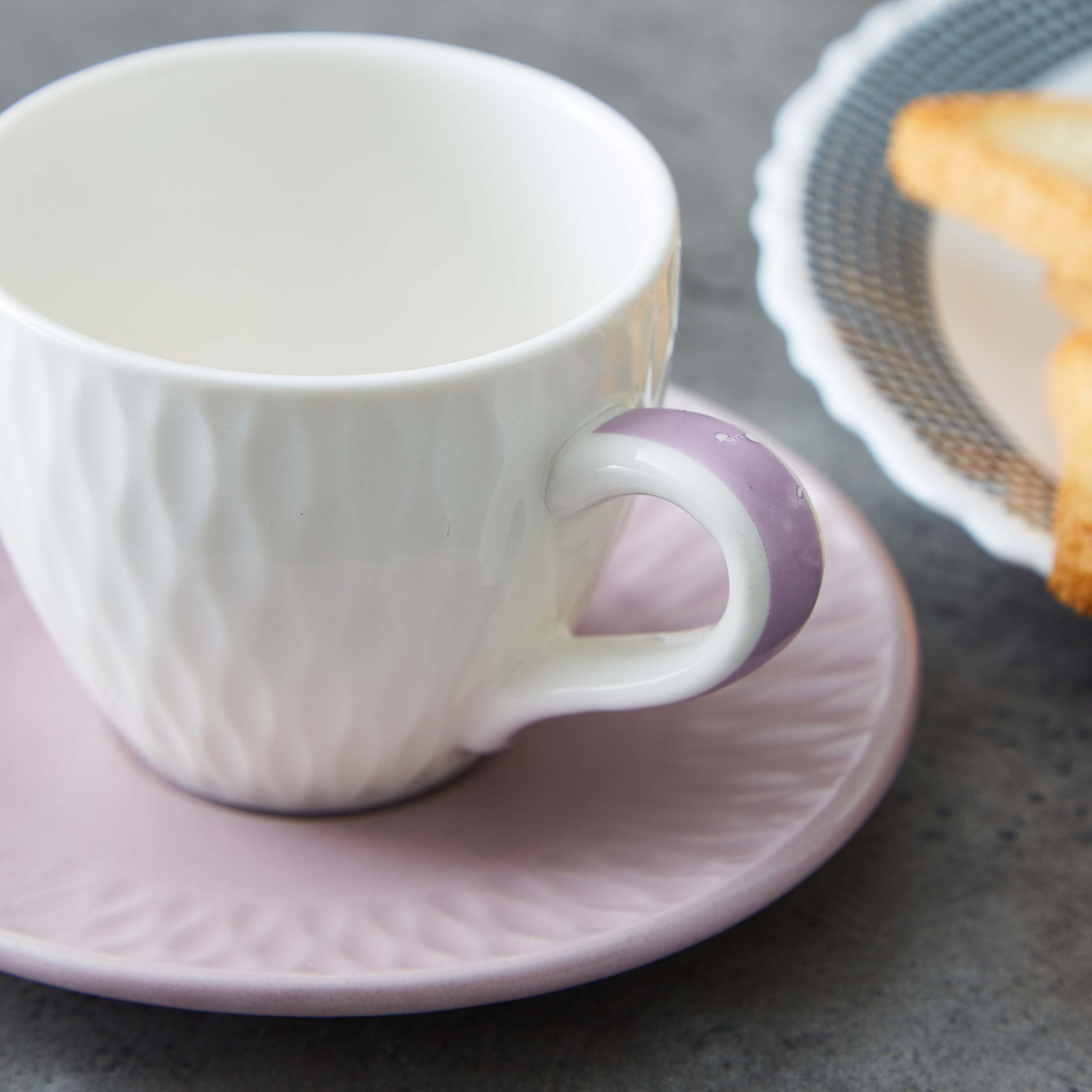 طقم أكواب وصحون من االبورسلين - 13 قطعة مع حامل خشبي- فيست-hbxhomeware-hbxkitchen-image-2