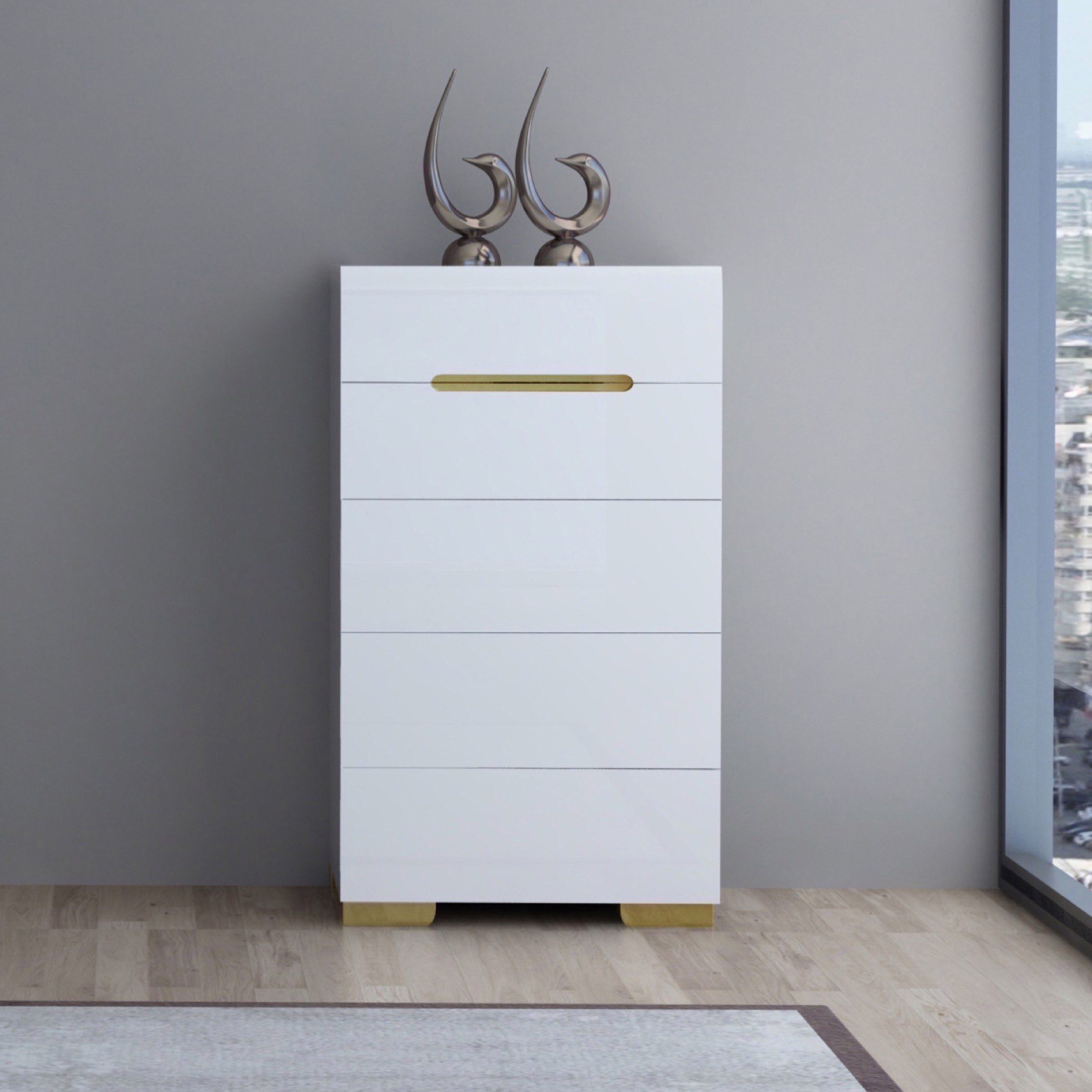 وحدة تخزين 5 أدراج من أنديس-hbxfurniture-dressersandchests-chestofdrawers-image-1