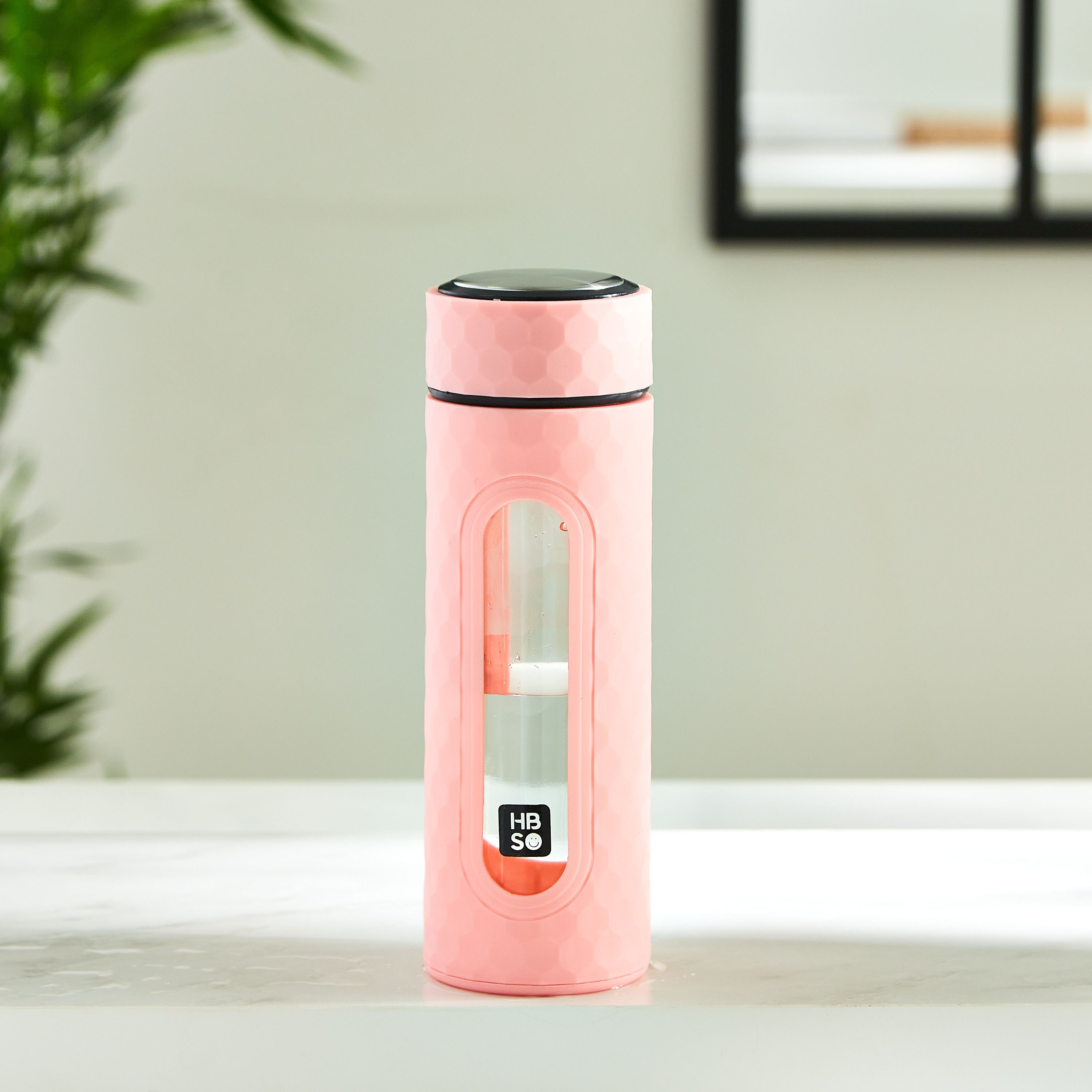 قارورة زجاج هيدرا من إتش بي إس أو - 450 مل-hbxhomeware-diningandtabletop-bottles-image-1