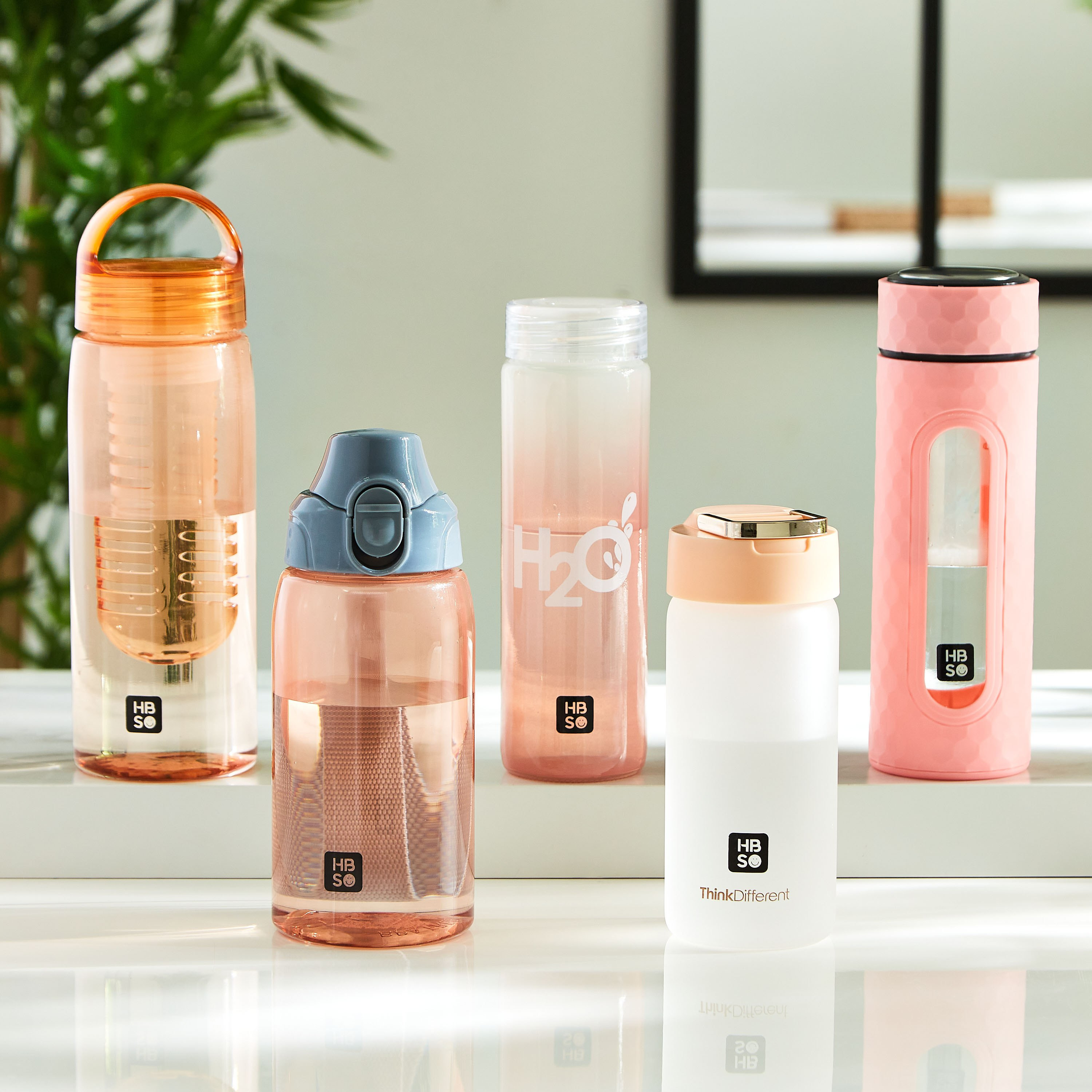 قارورة زجاج هيدرا من إتش بي إس أو - 450 مل-hbxhomeware-diningandtabletop-bottles-image-4