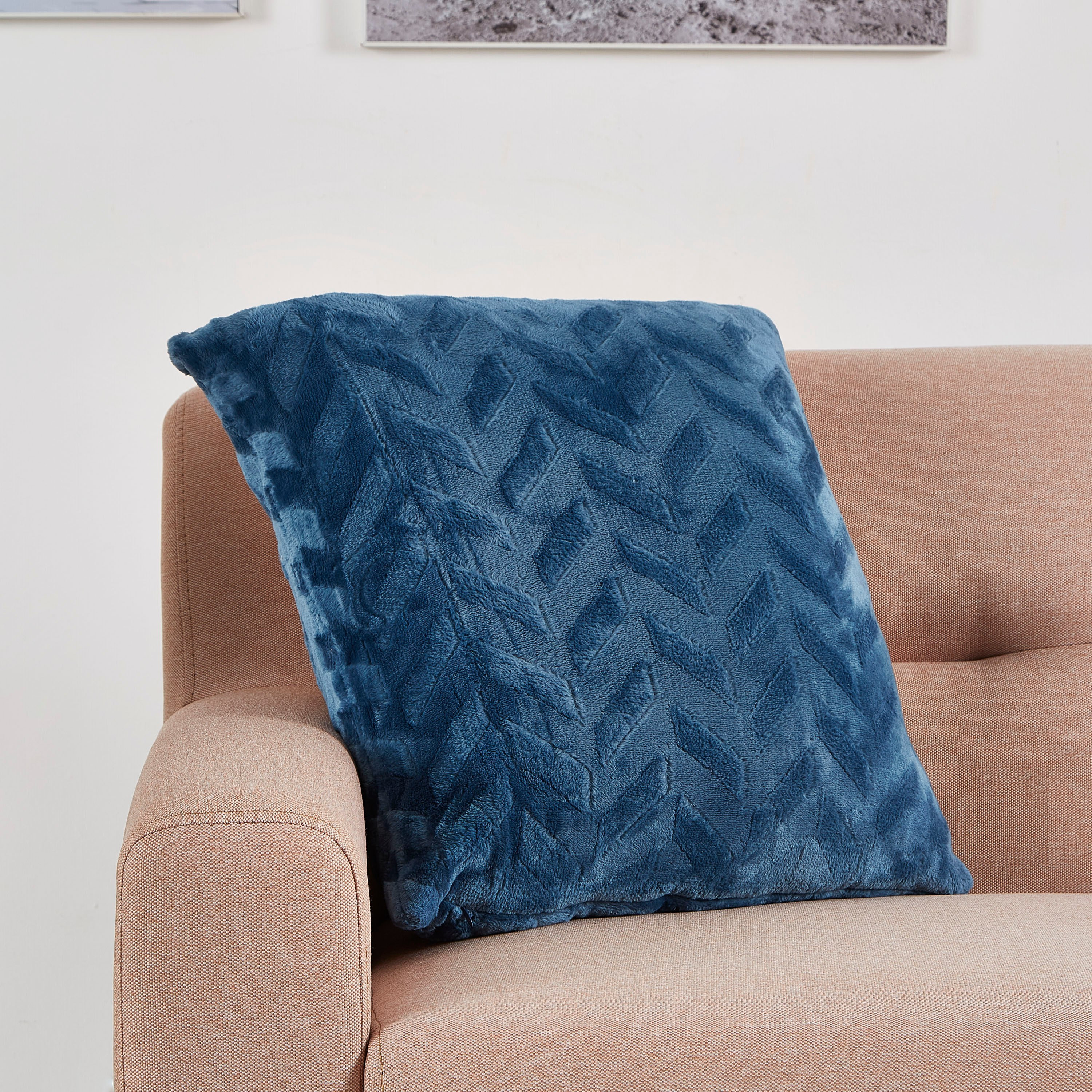 وسادة فلانيل محشوة سادة من هاوستون آلين - 45x45 سم-hbxlivingroom-furnishings-cushionsandcovers-filledcushions-image-1
