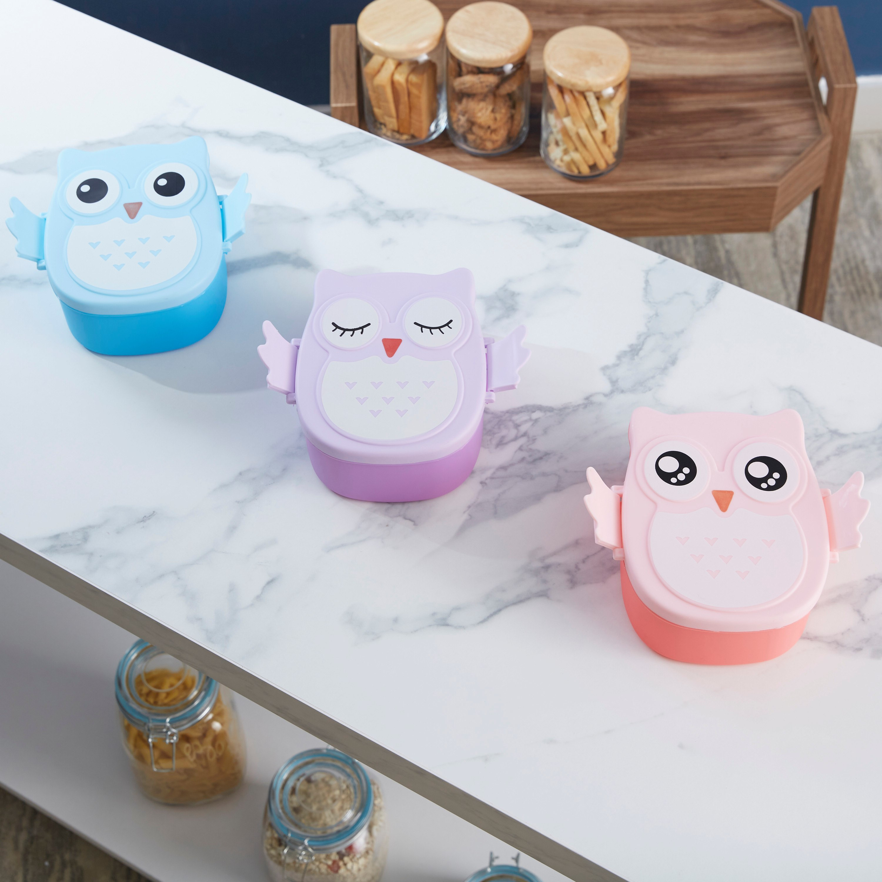 Munch Owl Shape Lunch Box-hbxhomeware-hbxkidsandyouth-image-4