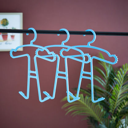 Cling Shaped 3-Piece Hanger Set