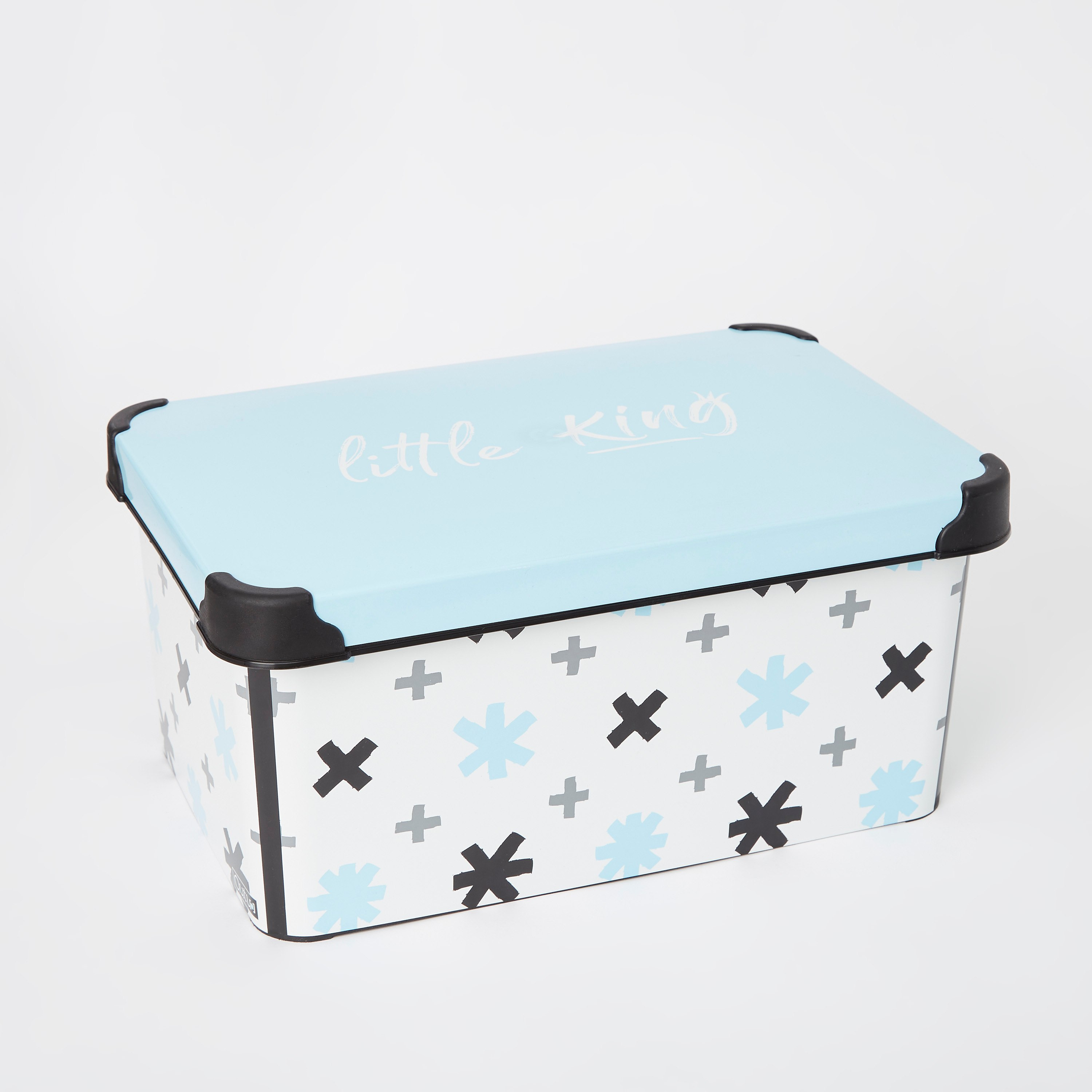 Little King Style Storage Box with Lid - 10 L-hbxbedroom-bedroomaccessories-bedroomstorage-image-5