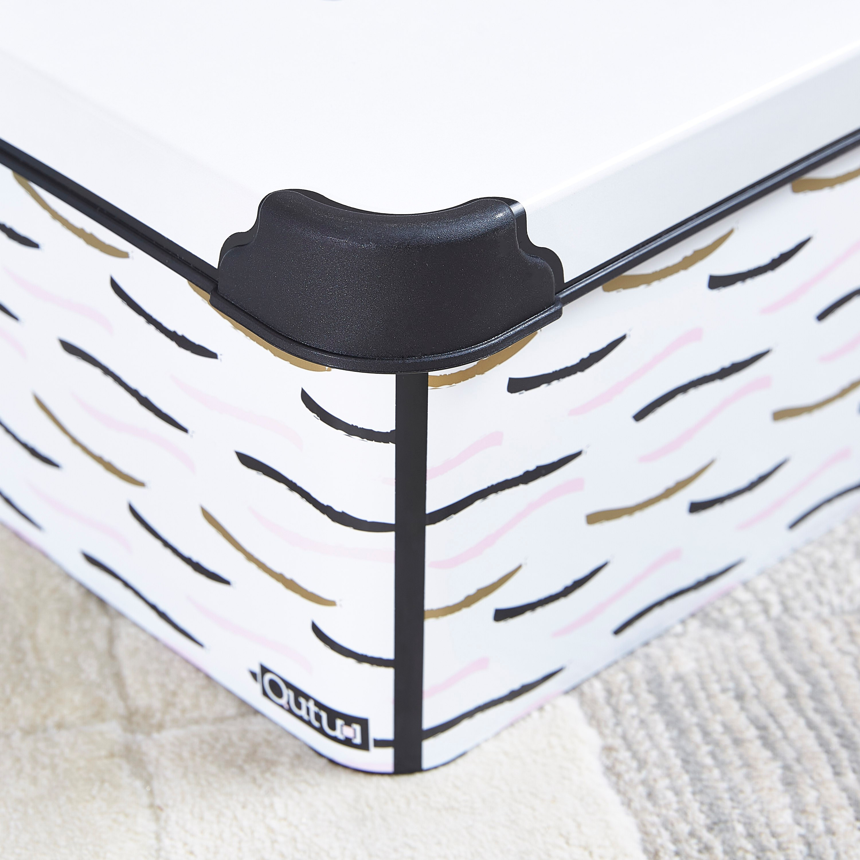 صندوق تخزين بغطاء من ليتل كوين ستايل - 5 لتر-hbxbedroom-bedroomaccessories-bedroomstorage-image-3