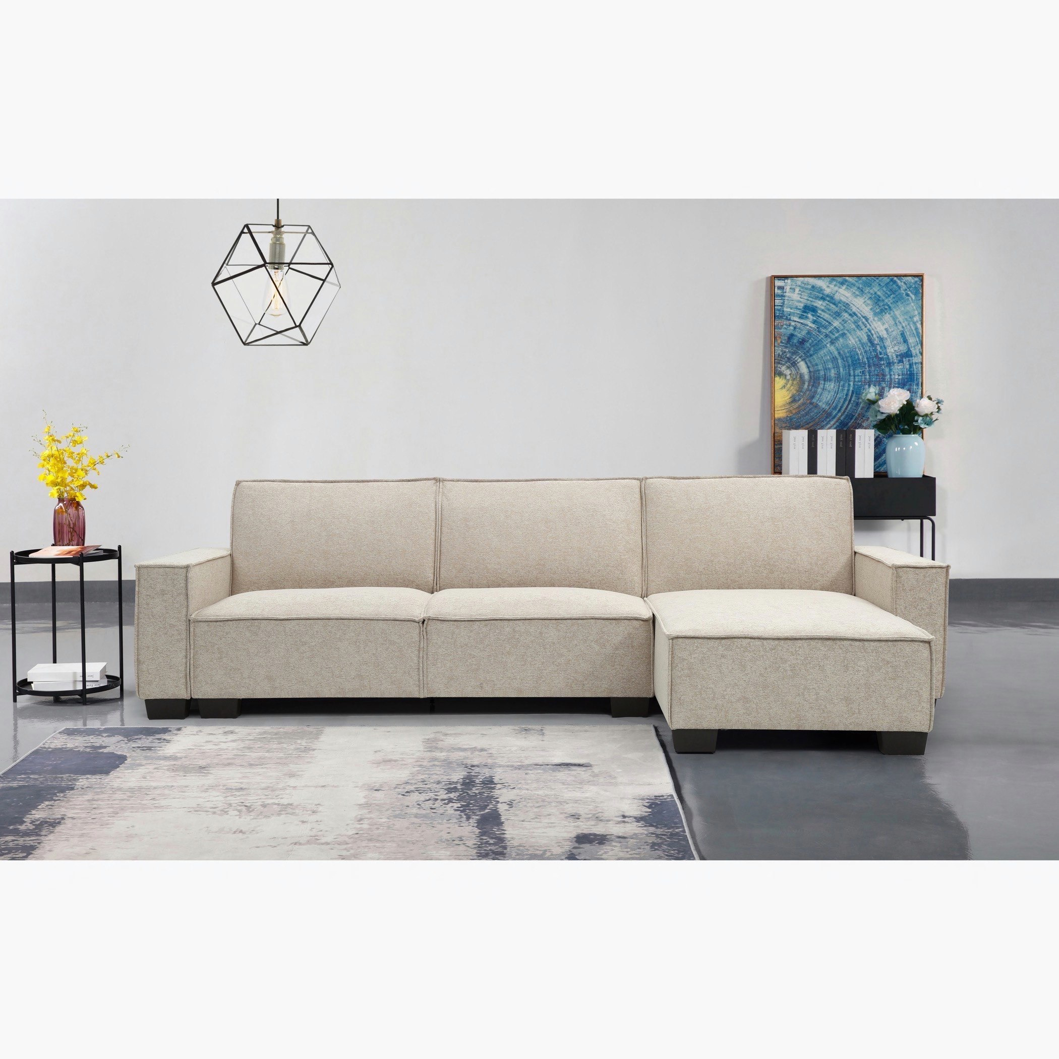 كنبة سرير قماشيّة ركنيّة يسار يمين بـ5 مقاعد من ميلر-hbxfurniture-livingroom-sofasandsofasets-image-1