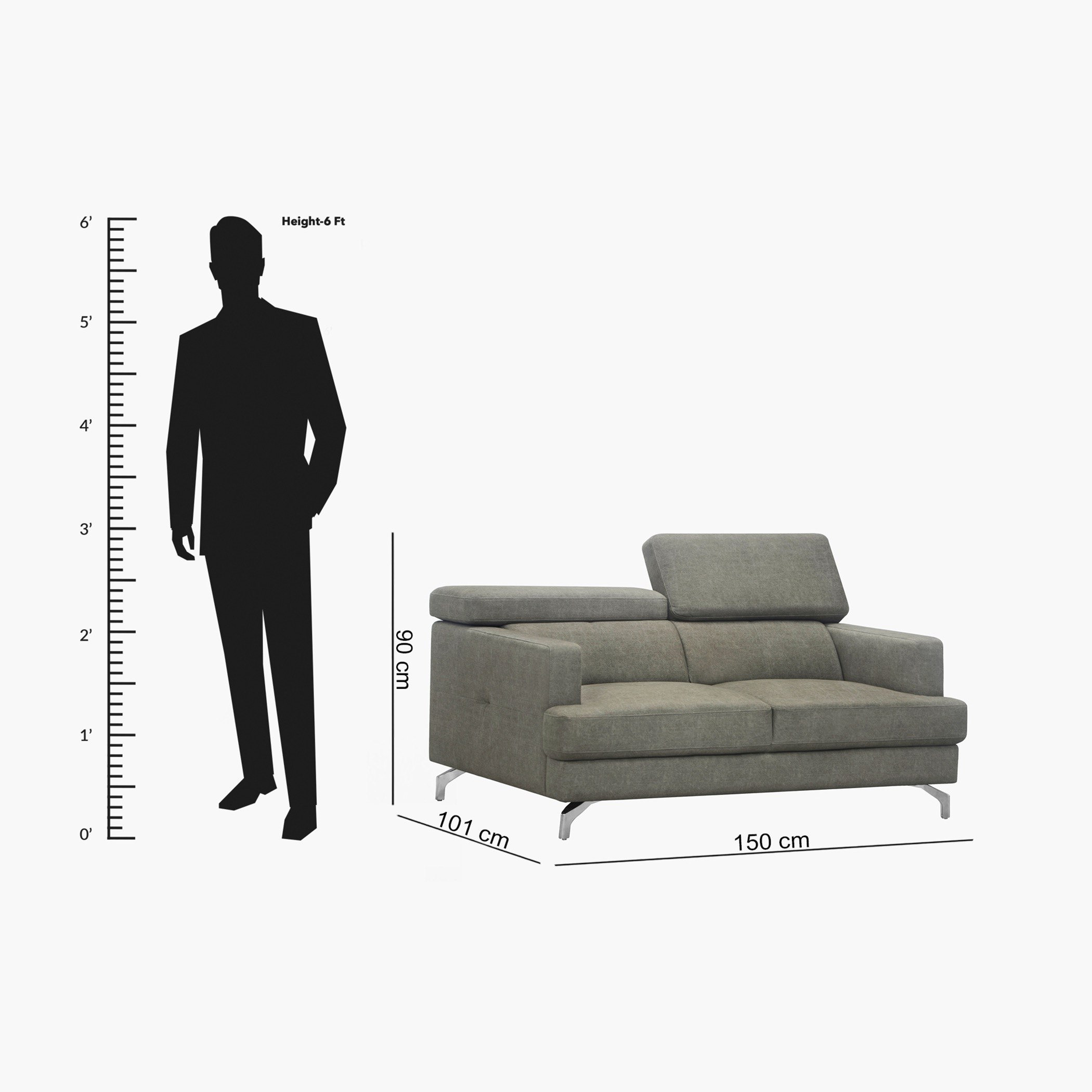 Galaxy 2-Seater Fabric Sofa with Adjustable Headrest-hbxlivingroom-sofasandarmchairs-sofas-image-3