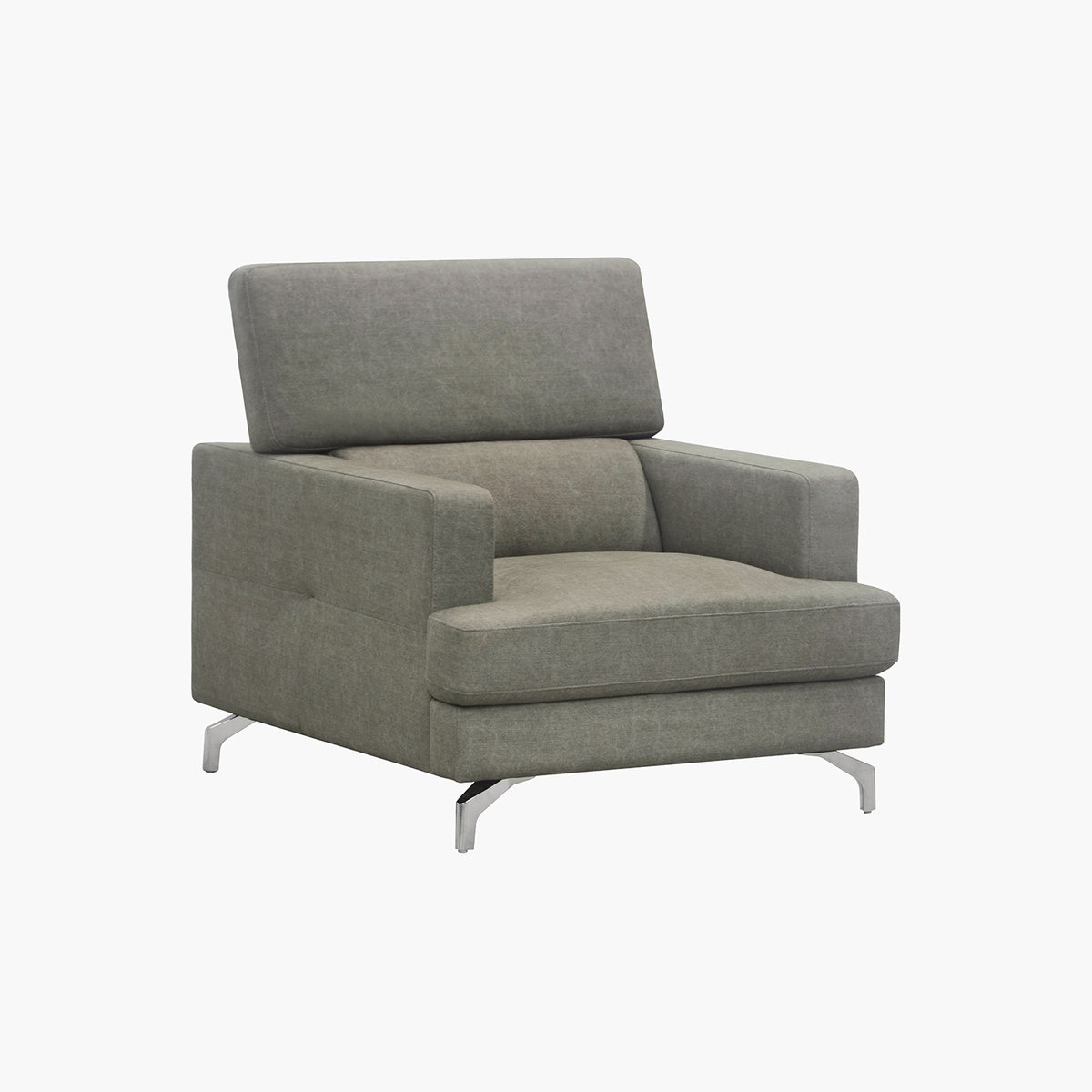 كنبة قماشيّة مقعد واحد مع مسند رأس قابل للتّعديل من جالاكسي-hbxlivingroom-sofasandarmchairs-sofas-image-1