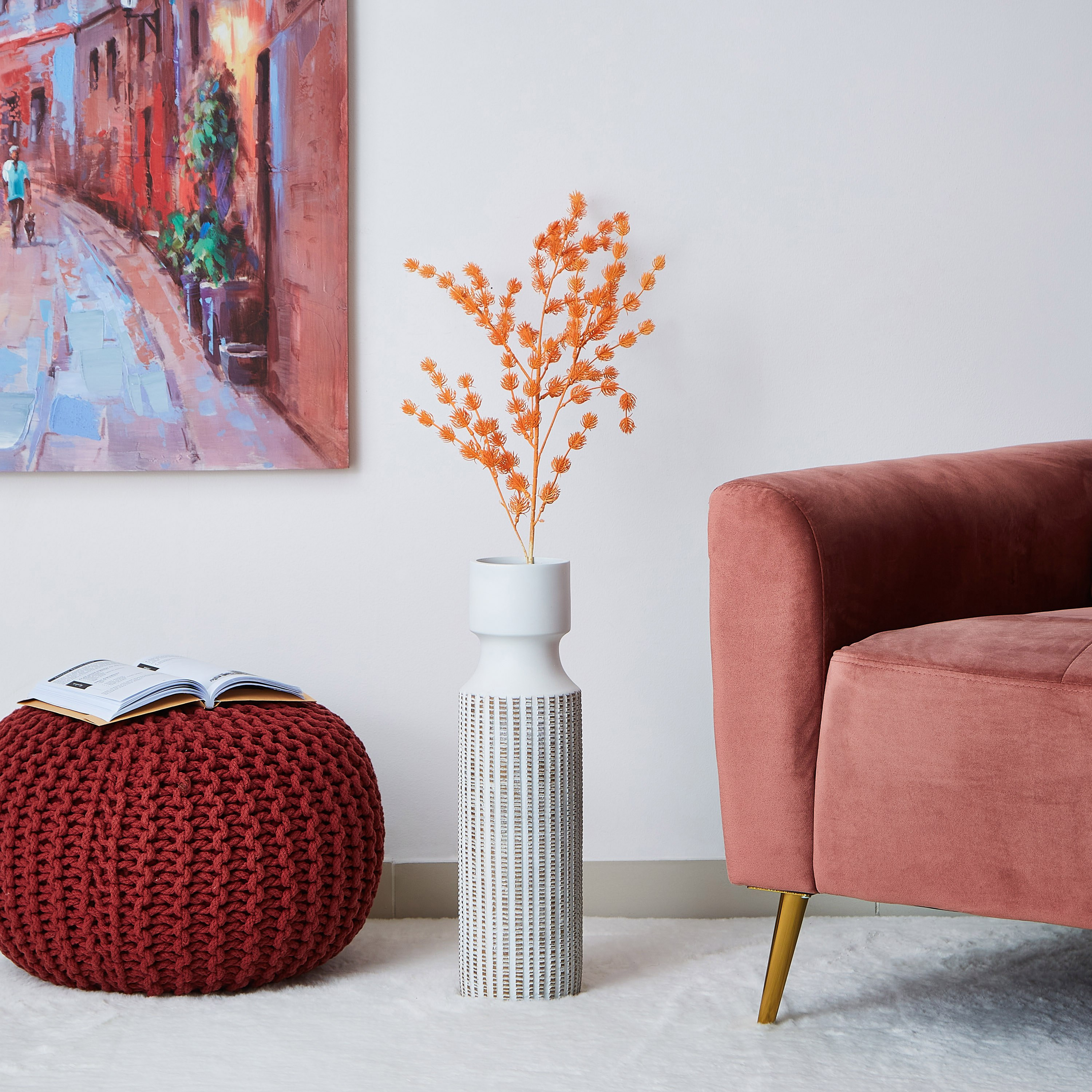 زهور اصطناعية للزينة من ليدا - 100 سم-hbxdecorandfurnishings-homeaccessories-artificialflowersandplants-image-3