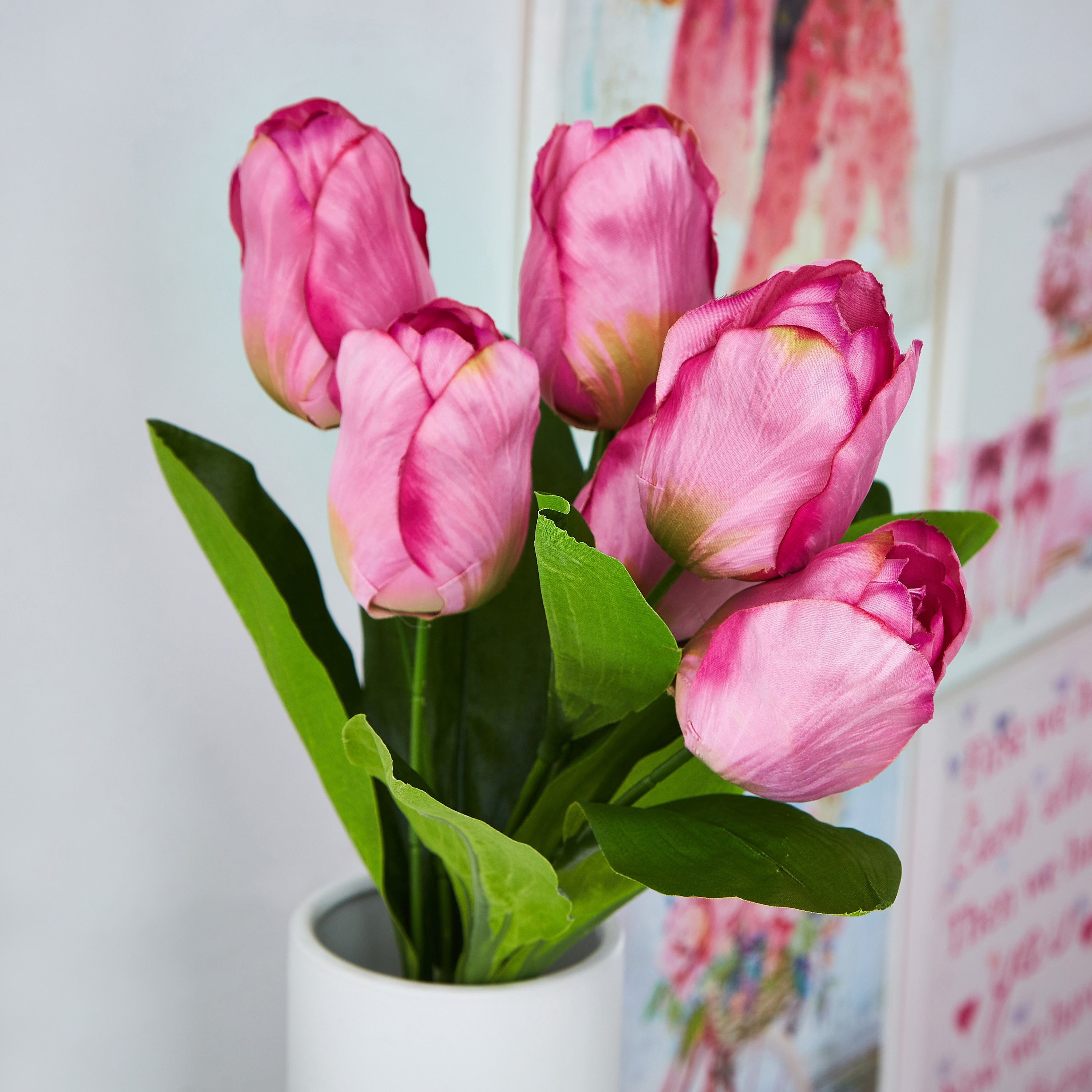 باقة 7 رؤوس توليب من ليدا - 58 سم-hbxdecorandfurnishings-homeaccessories-artificialflowersandplants-image-1
