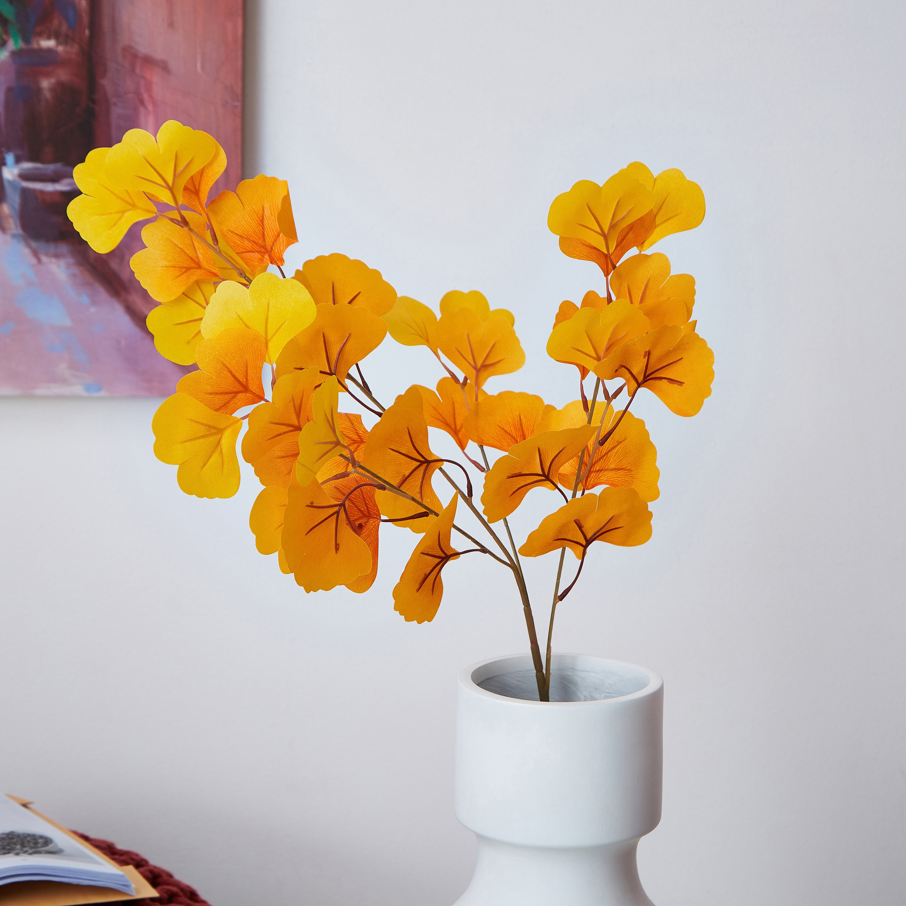 أوراق جينكو من ليدا - 79 سم-hbxdecorandfurnishings-homeaccessories-artificialflowersandplants-image-1